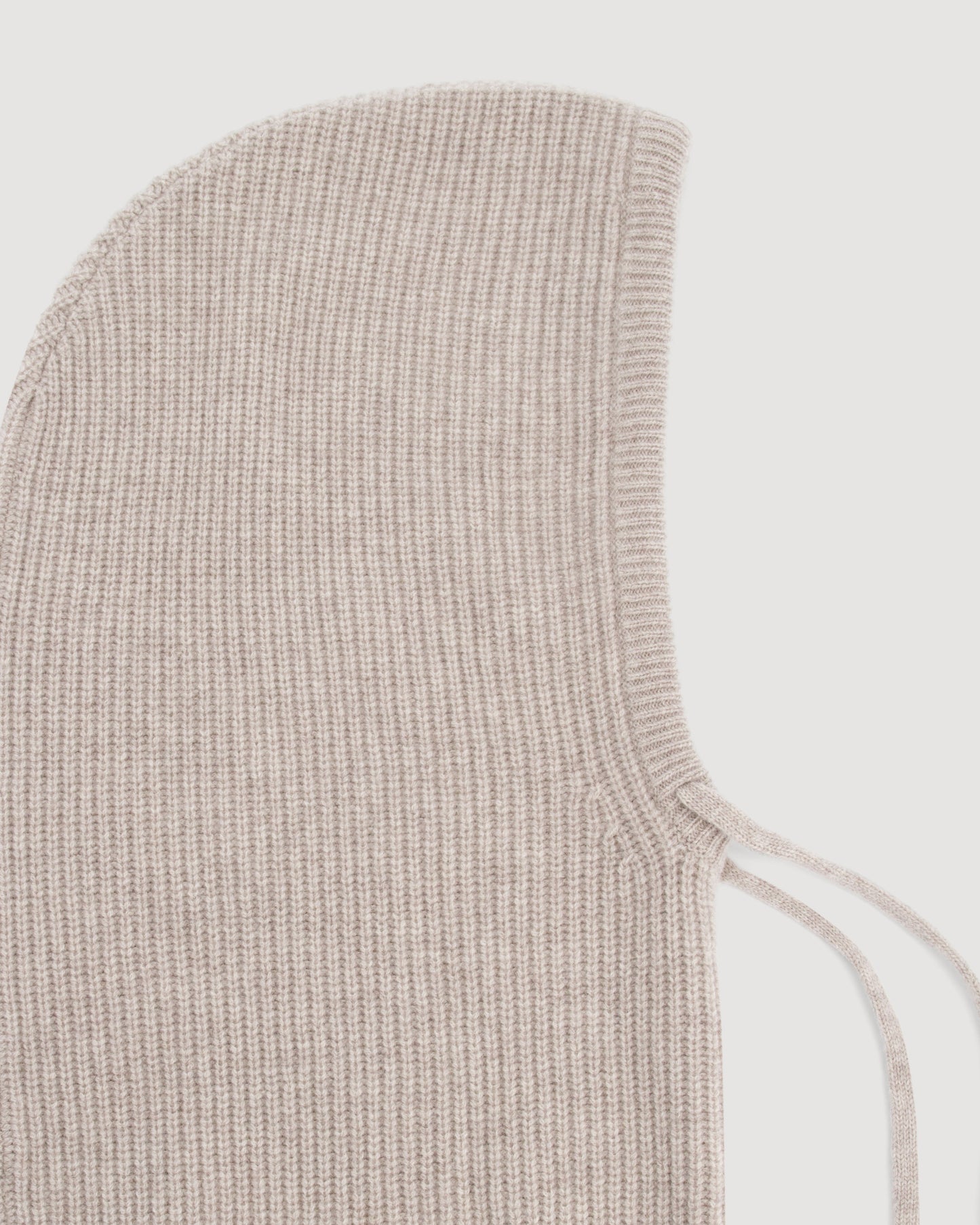 Cagoule Femme en Laine & Cachemire Beige Mellon