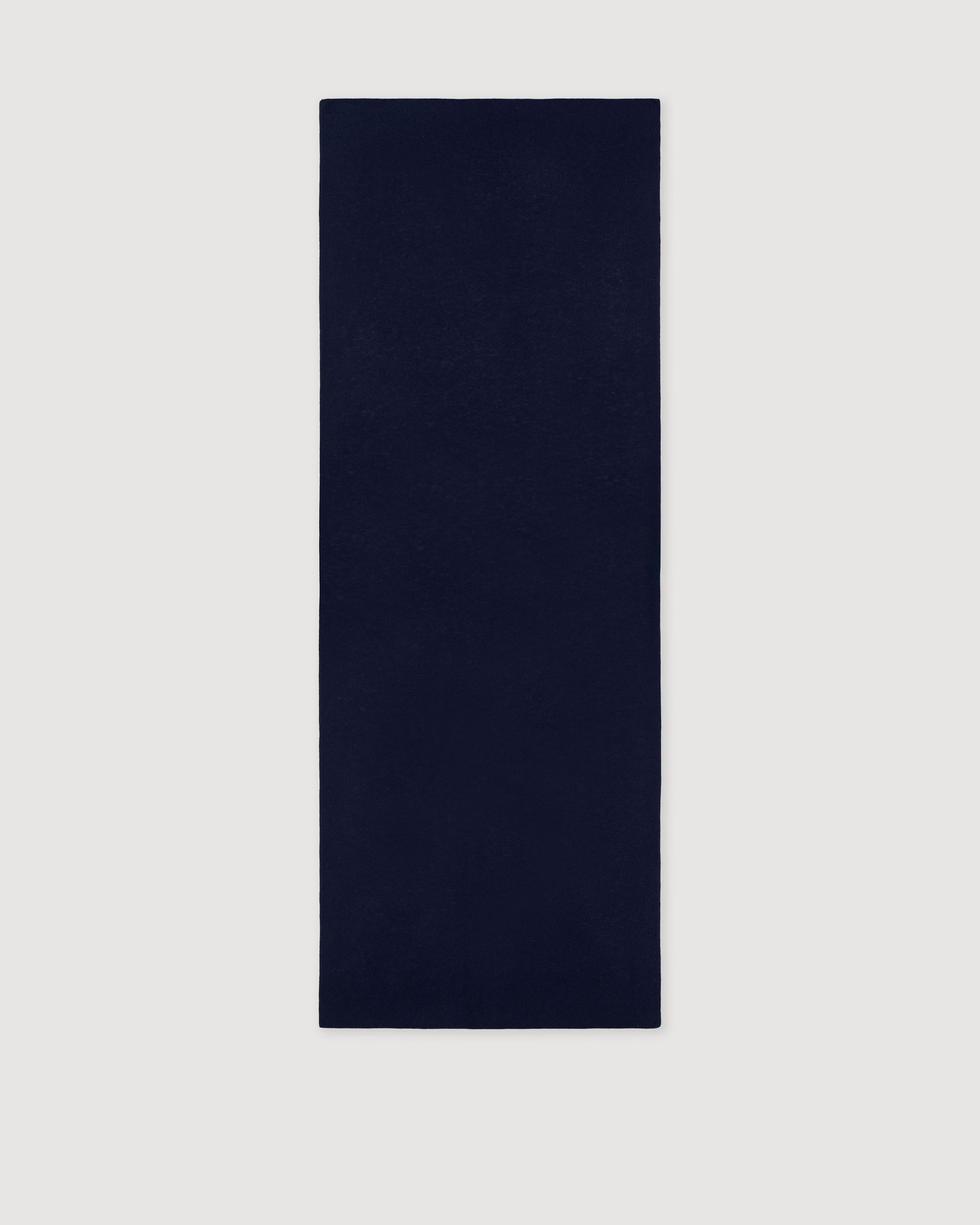 Echarpe Femme en Laine & Cachemire Bleu Marine Ment