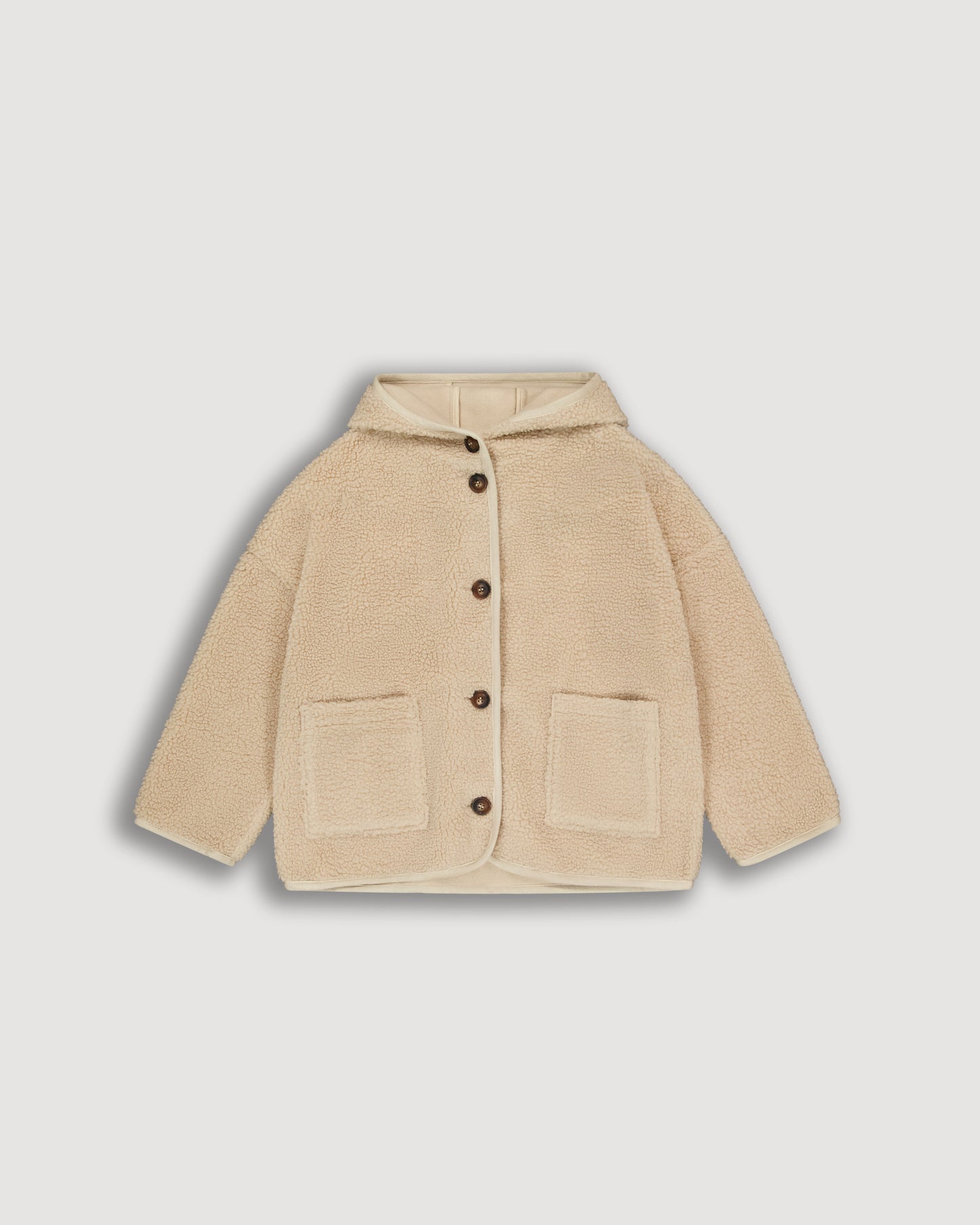 Manteau Fille en Sherpa Sable Visalia