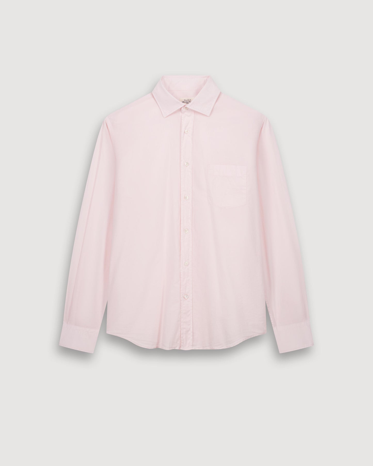 Paul Men's Pale pink Cotton Voile Shirt