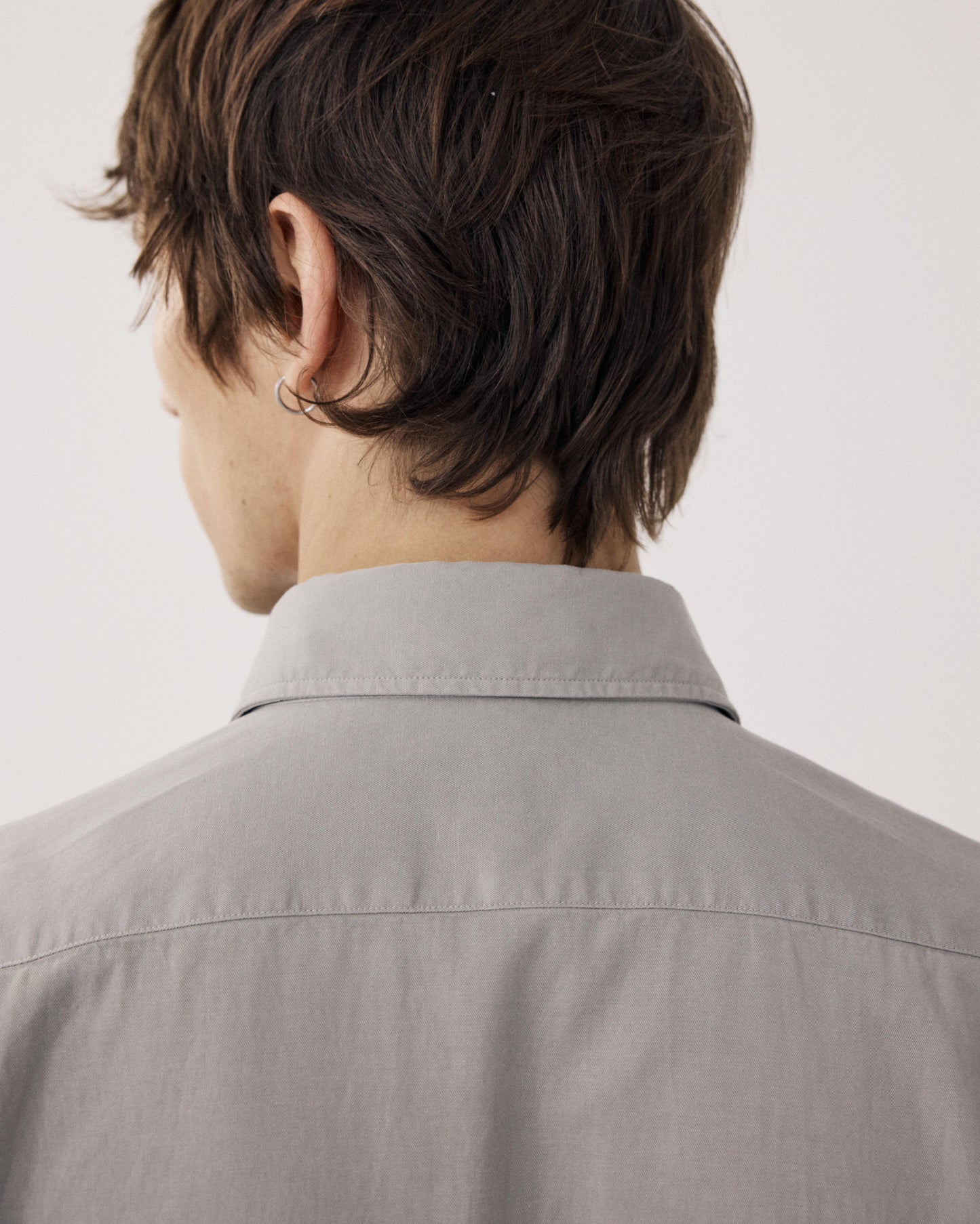 Men's Tencel & Cotton Shirt in Sage Green Paul BF01005-71