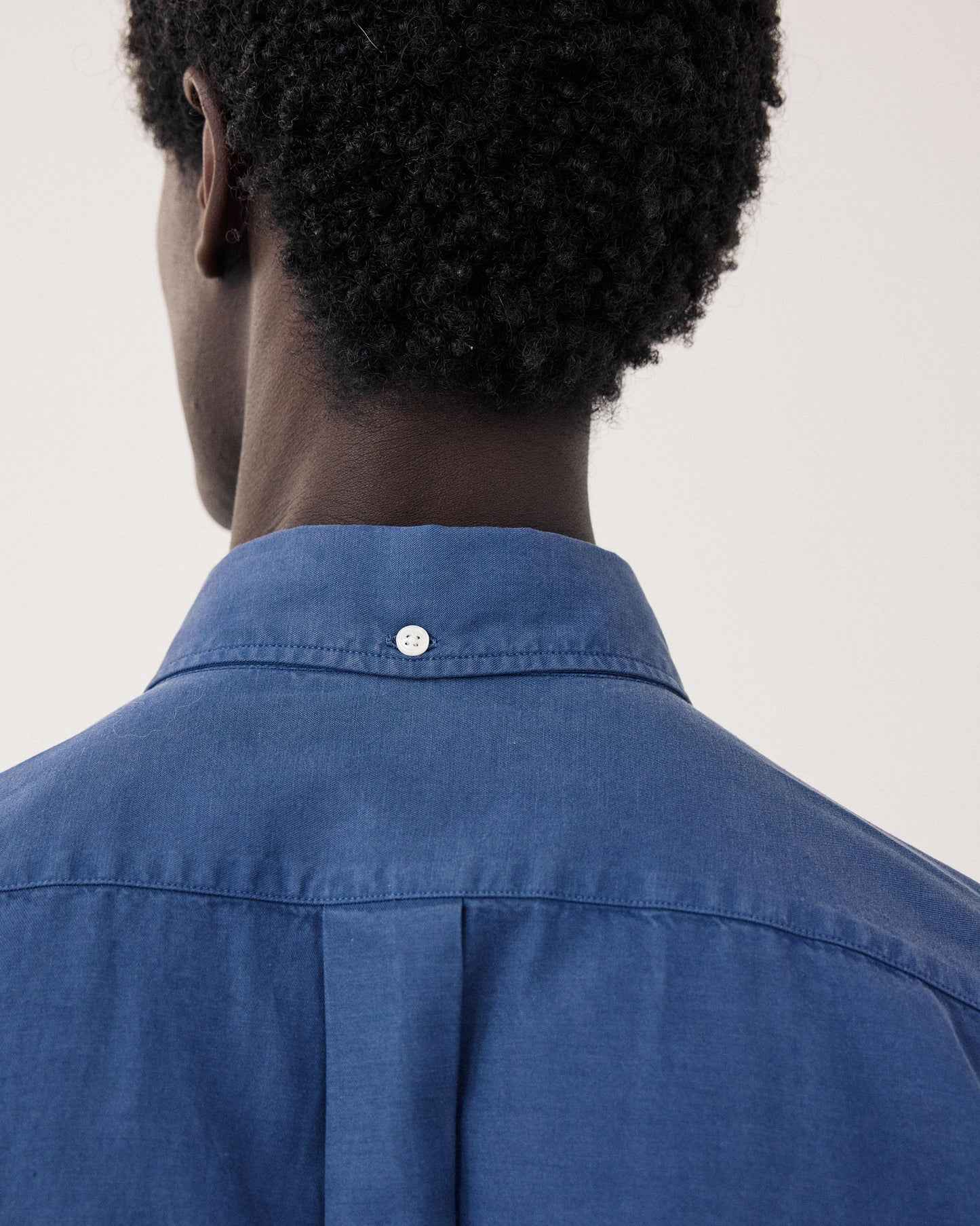 Men's Tencel & Cotton Blue Denim Shirt Pitt BF07005-61