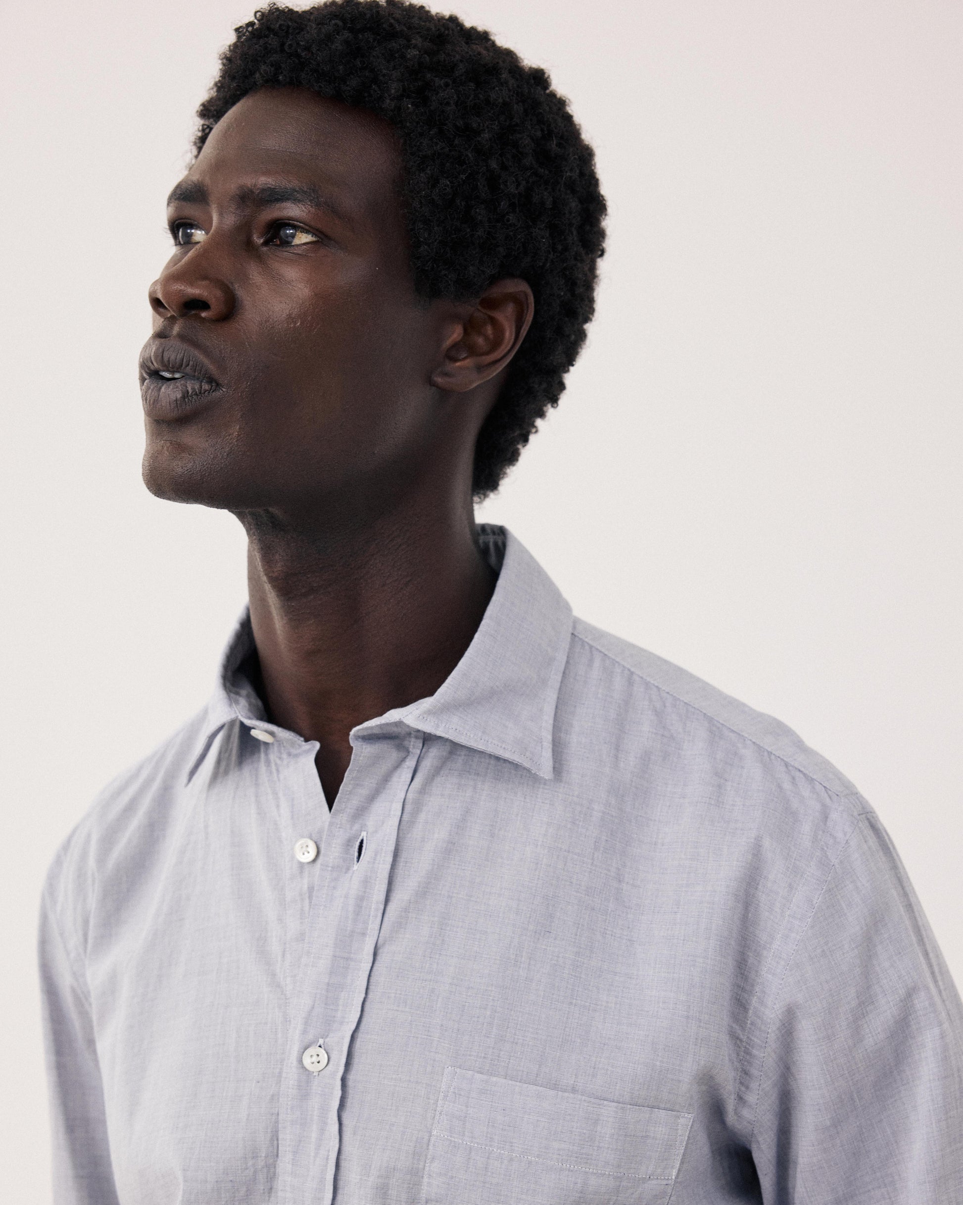 Men's Navy Blue End-to-end Shirt Paul BF11015-01