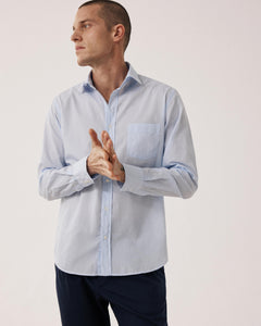 Men's Sky Blue End-to-end Shirt Paul BF11015-05