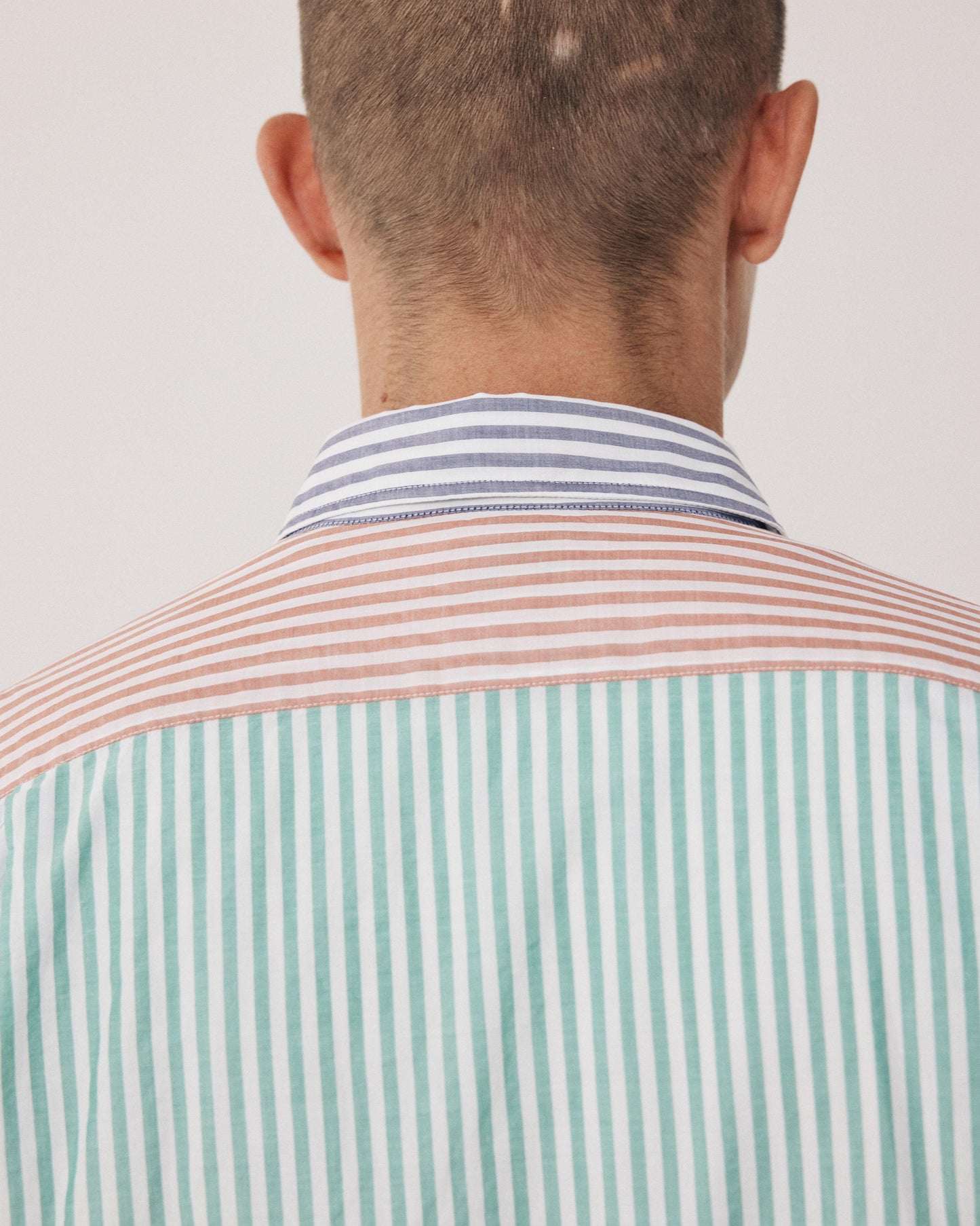 Chemise Homme en Fil-à-fil Patchwork BF27016-08