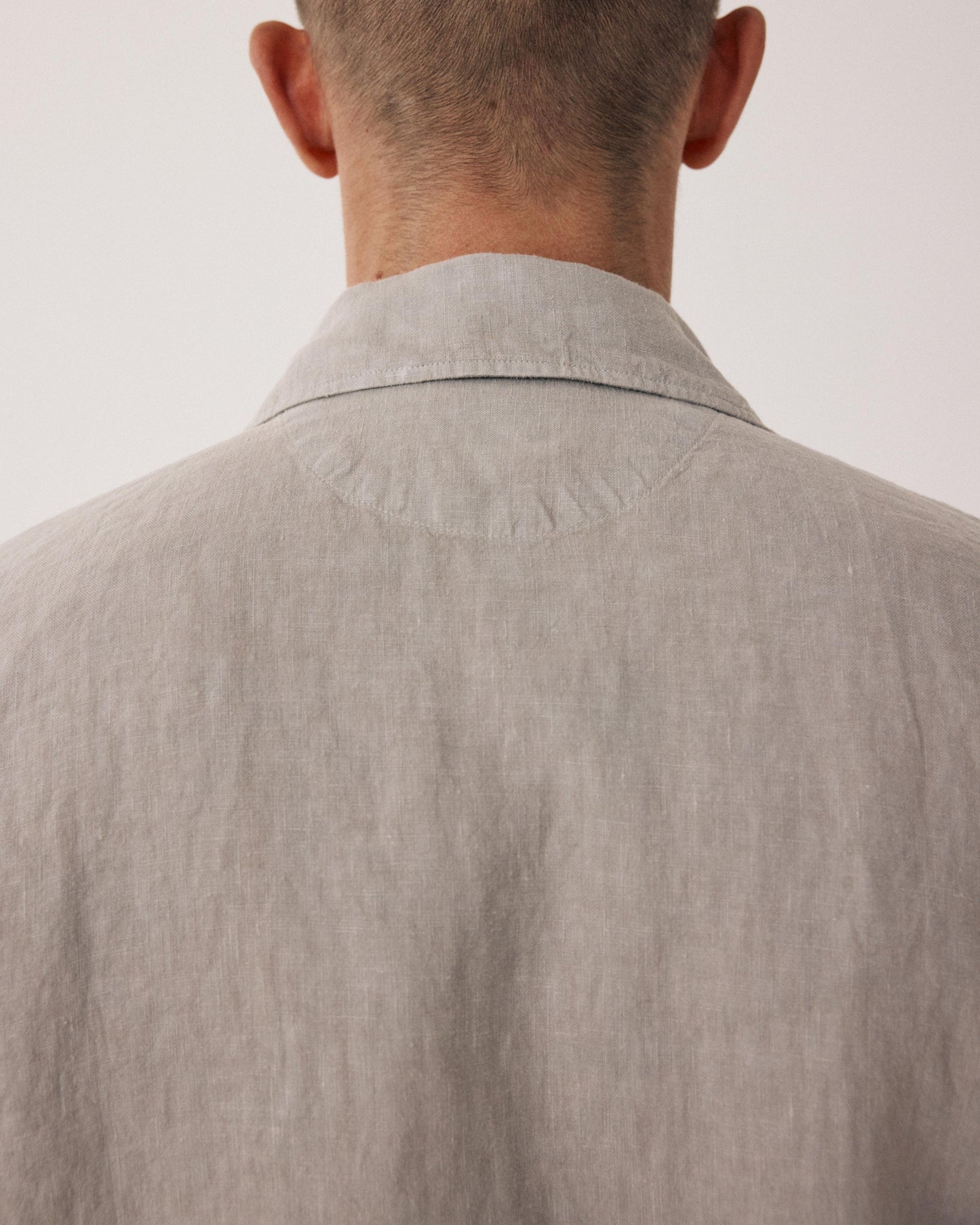 Men's Sage Green Linen Jacket Perry BF28100-71