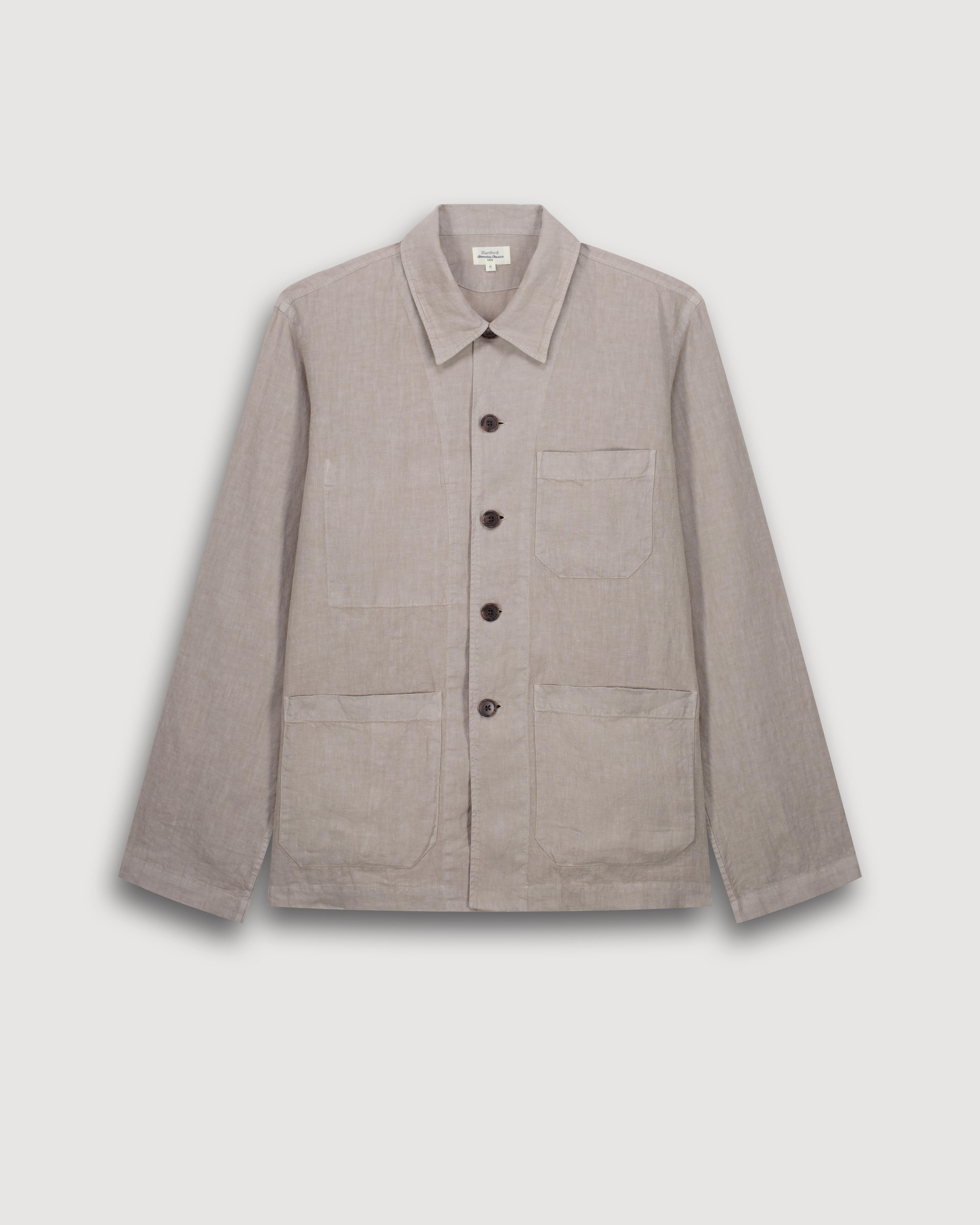 Perry Men's Sage Green Linen Jacket BF28100-71 - Men's Jacket