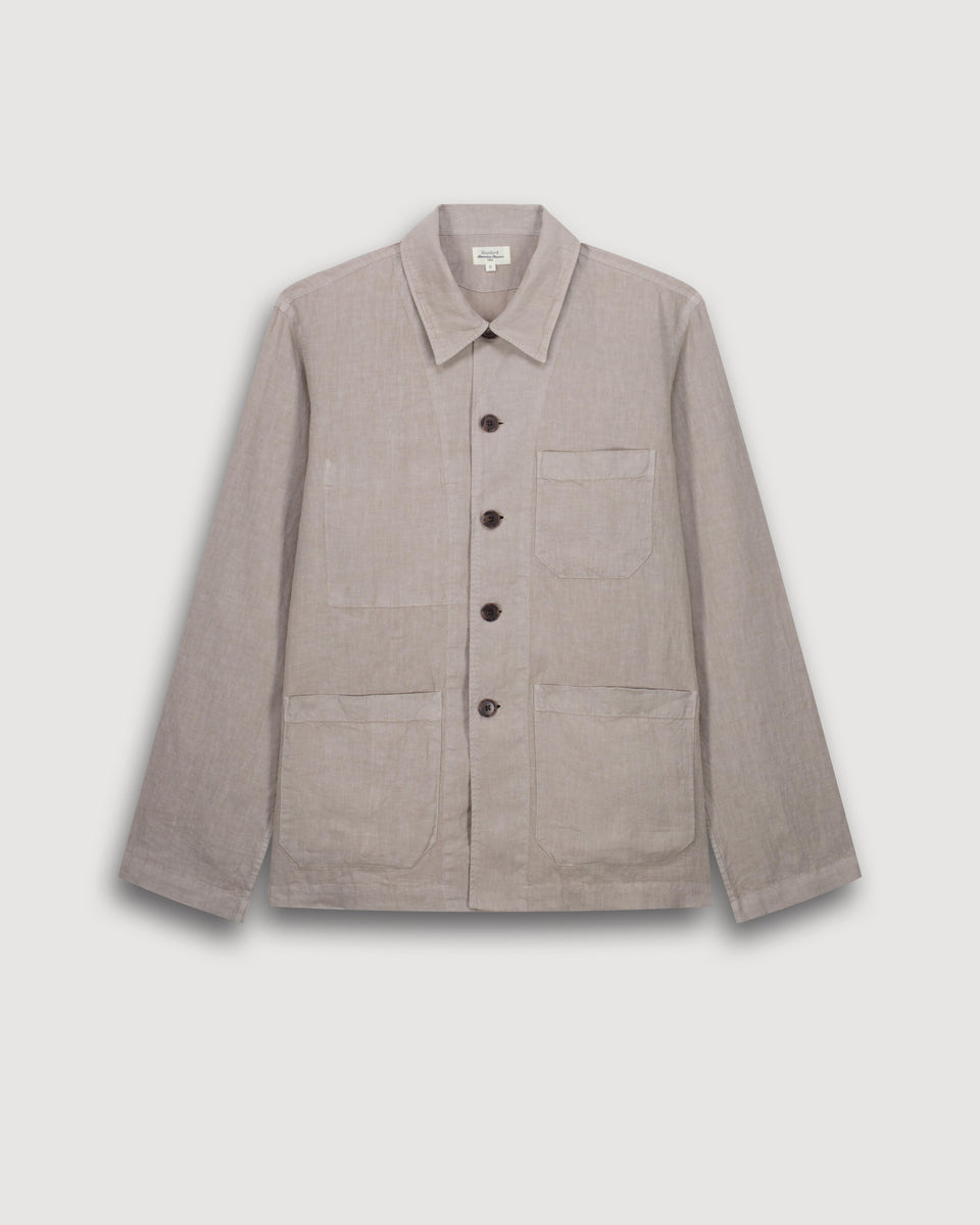 Veste Homme en Lin Vert Sauge Perry - Image 3