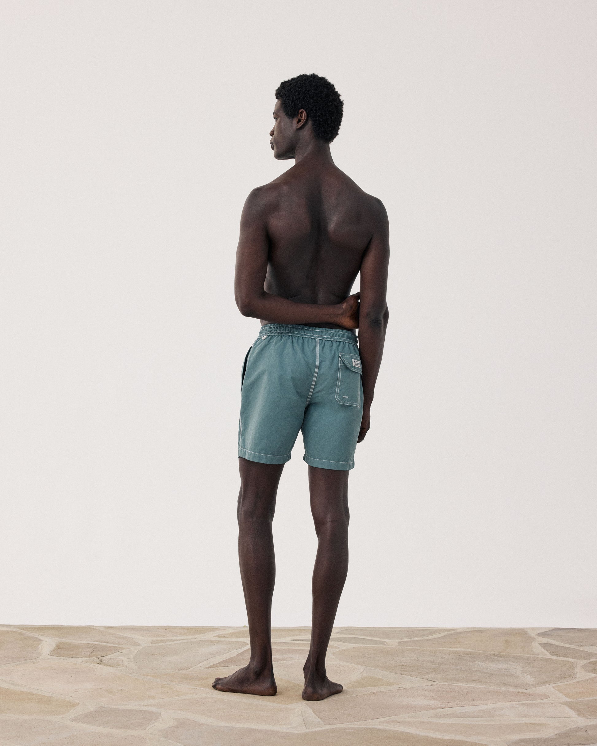 Maillot Homme Uni Vert Cactus Swim BF30200-72