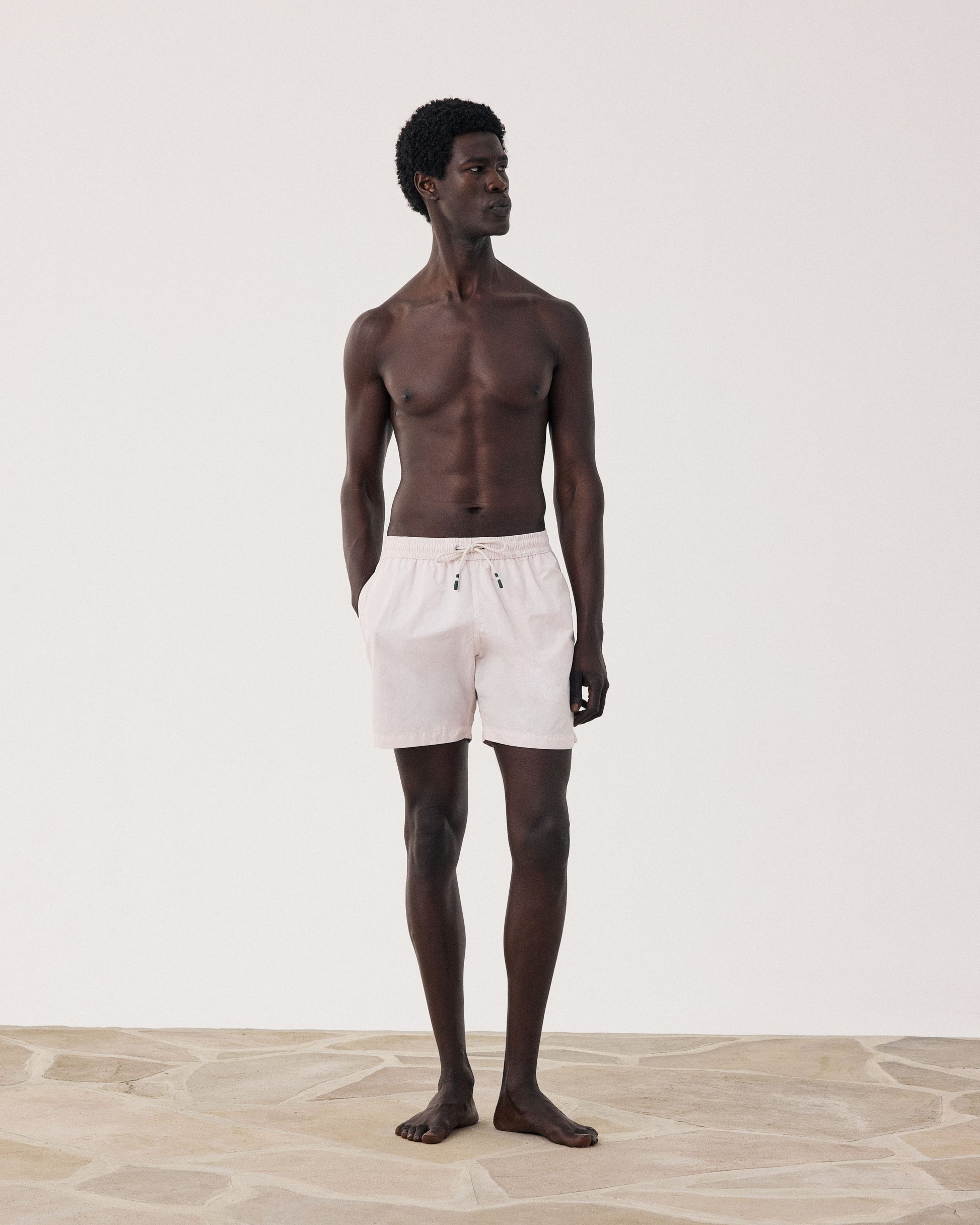 Maillot Homme Uni Rose Pâle Swim BF30200-86