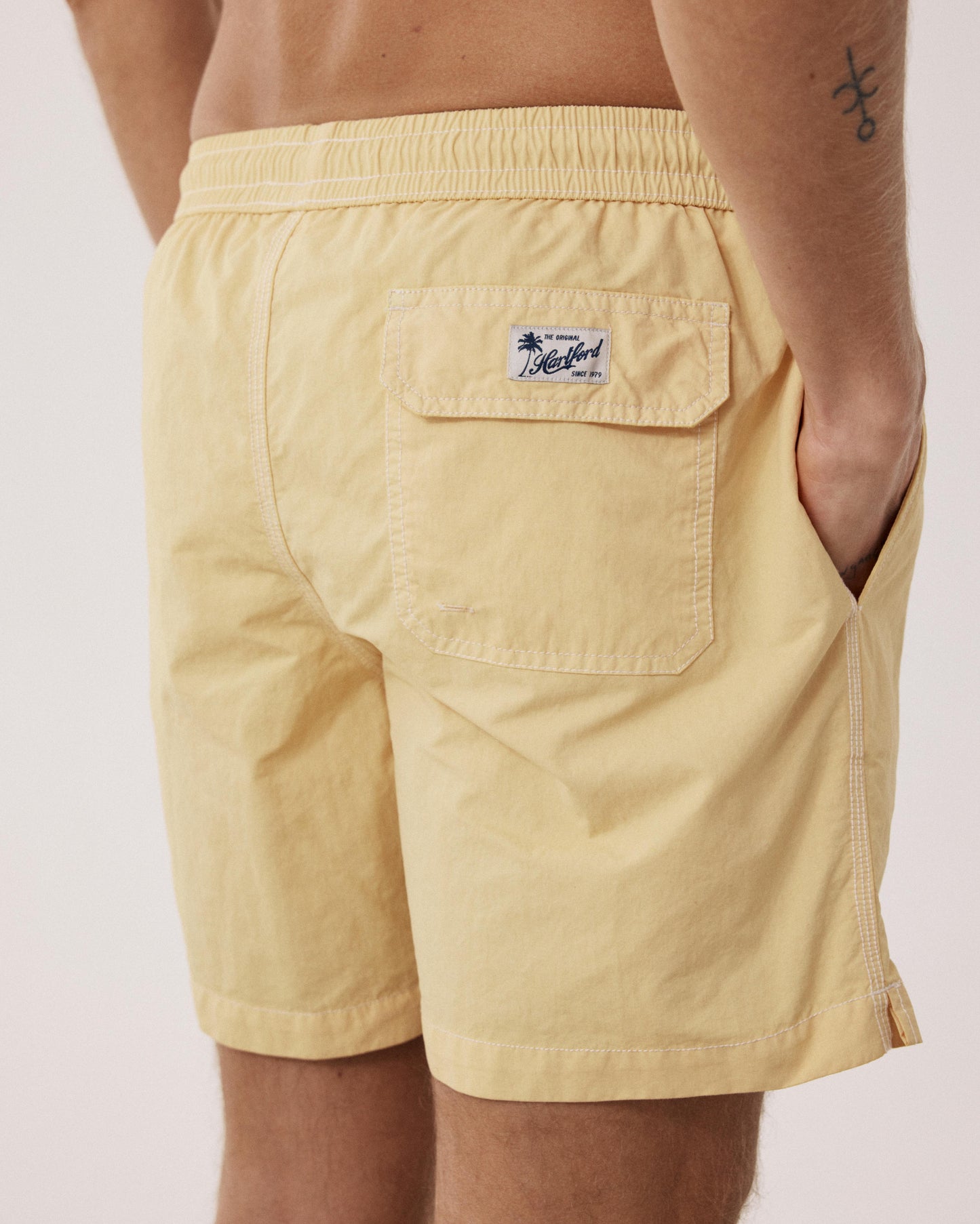 Men's Classic Yellow Swim Trunks BF30200-89