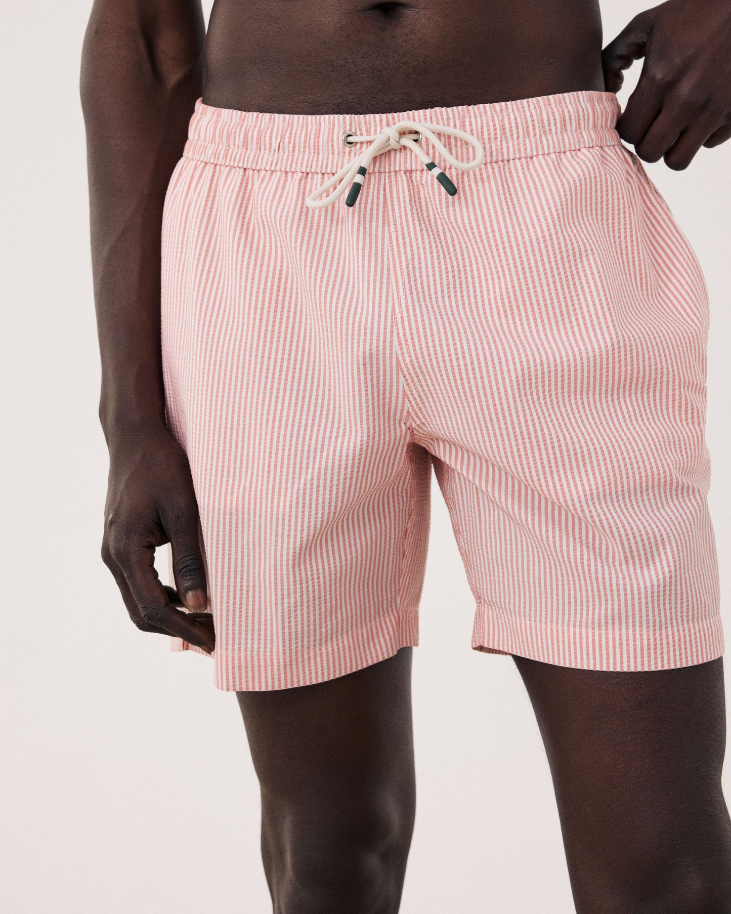 Maillot Homme en Seersucker Corail Swim BF30203-08