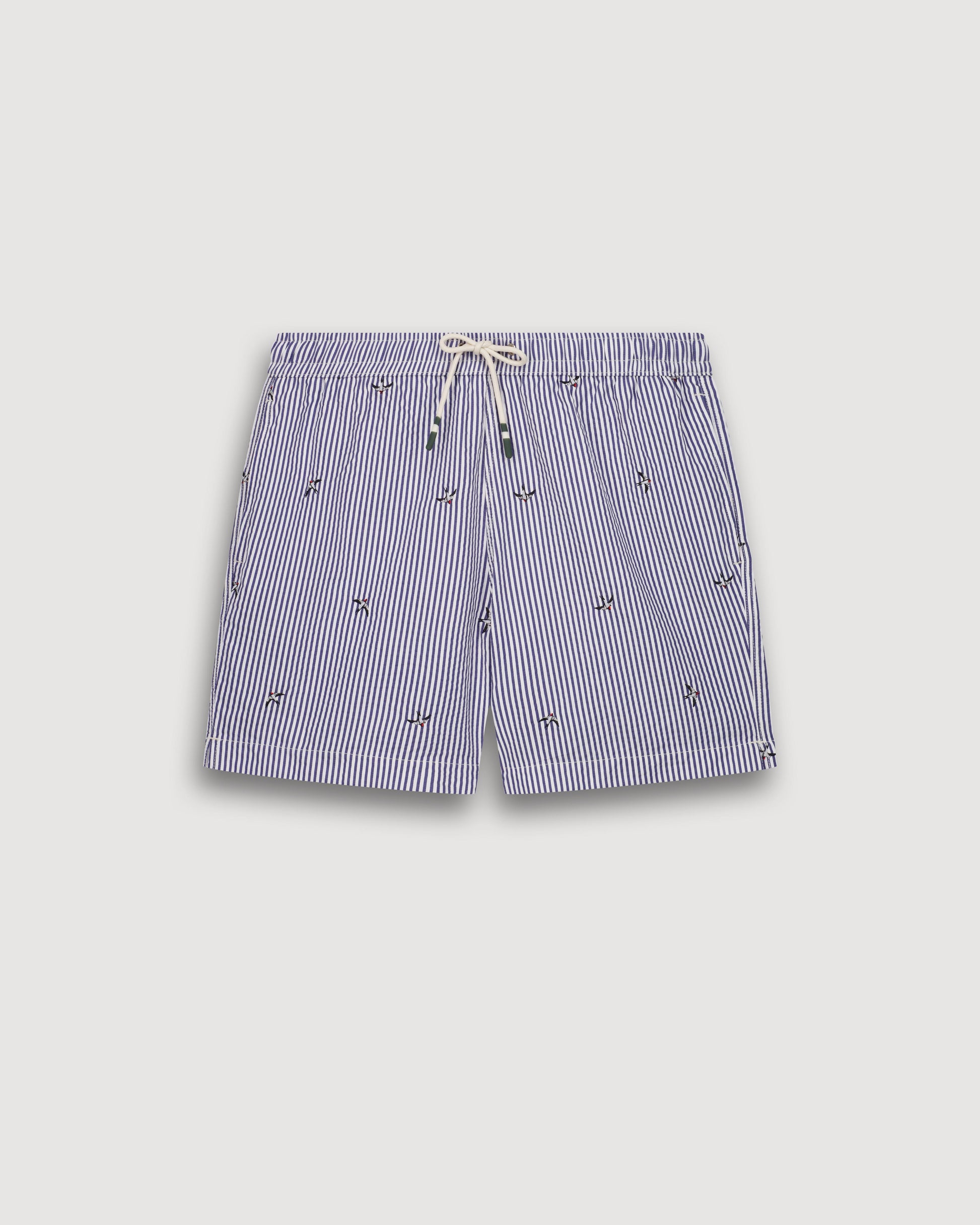 Maillot Homme Rayé Bleu Marine Swim BF30206-01