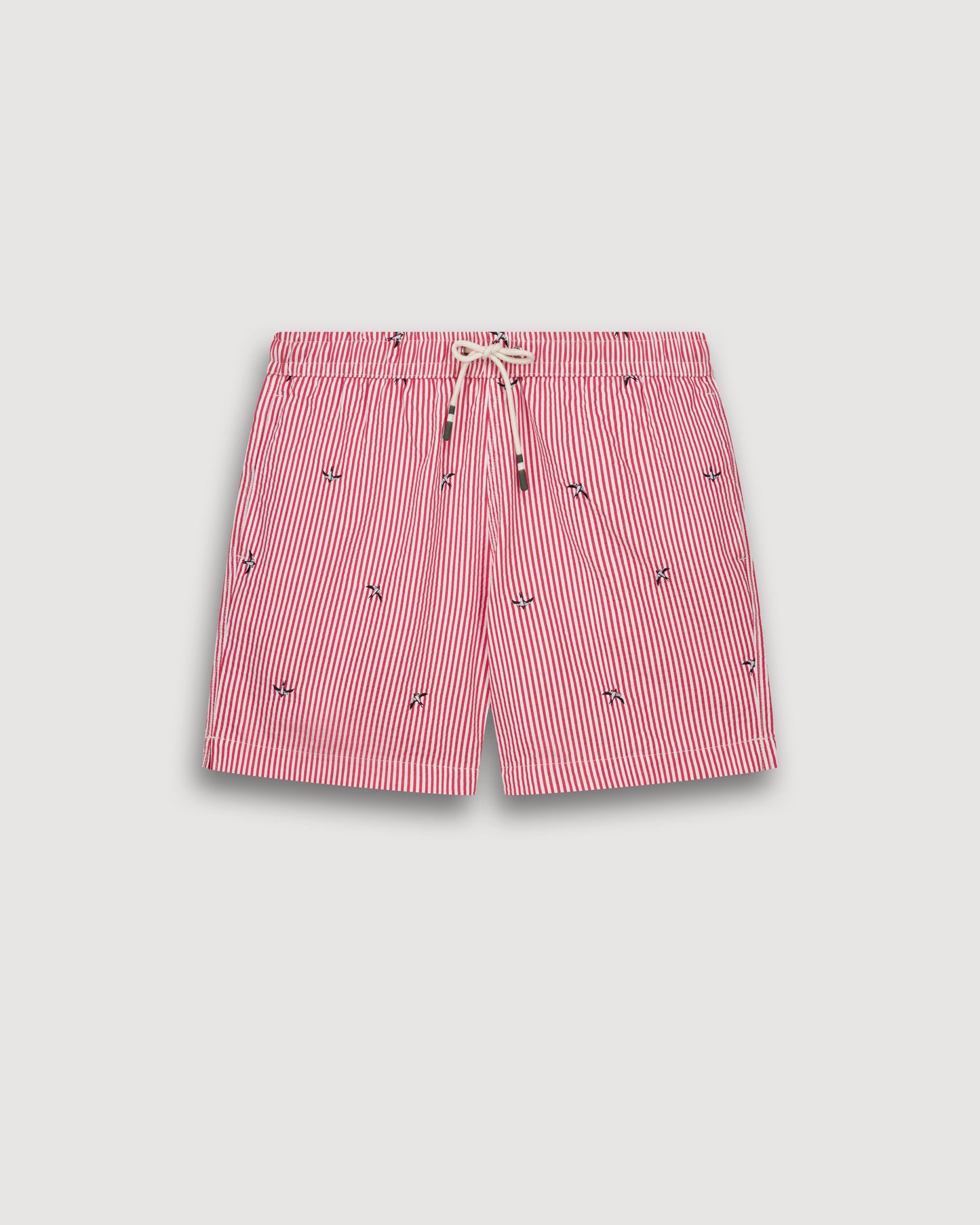 Maillot Homme Rayé Rouge Swim BF30206-02