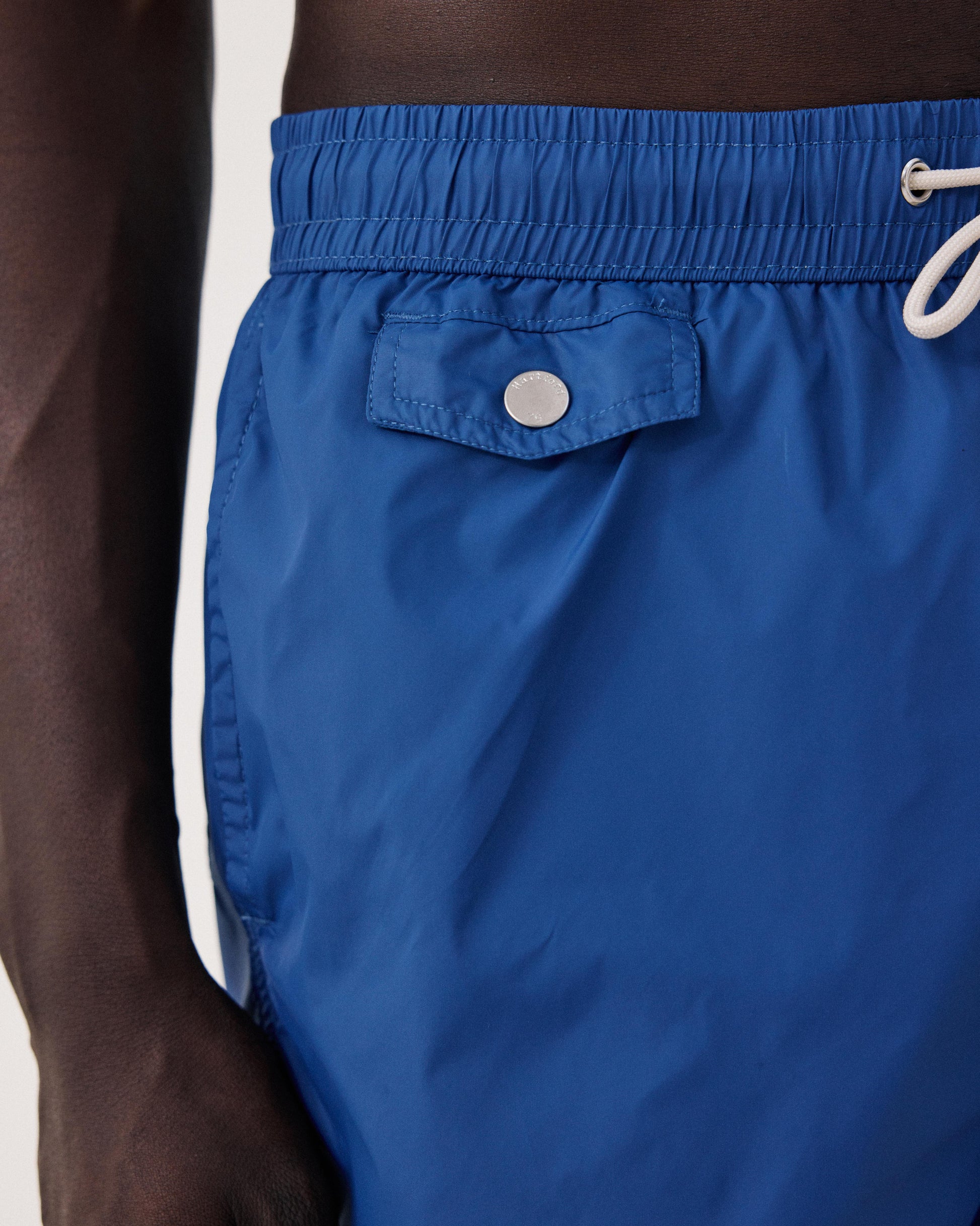 Men's Ultra-Lightweight Petrol Blue Boxer Swim Trunks BF32202-05