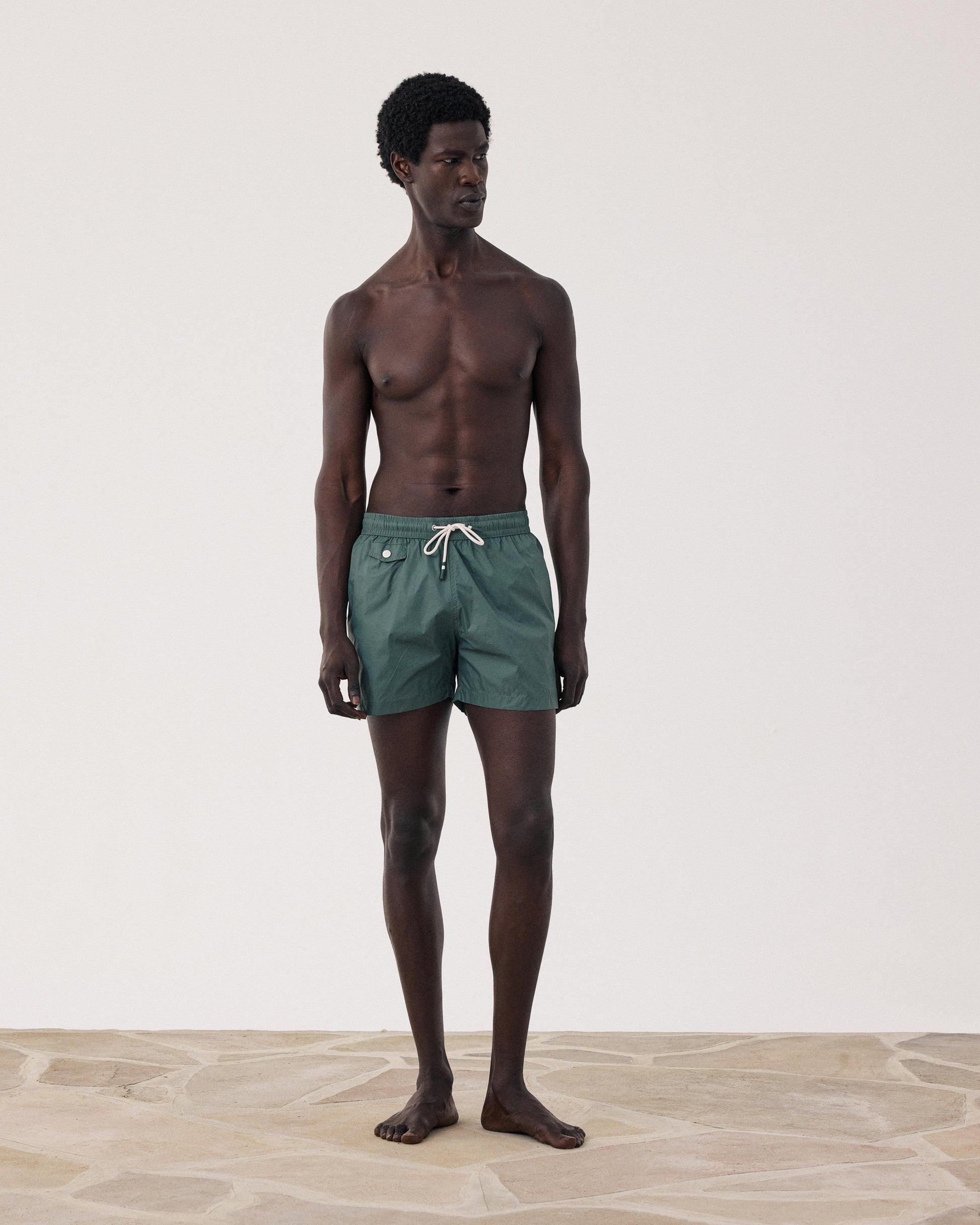 Men's Ultra-Lightweight Military Green Boxer Shorts BF32202-08