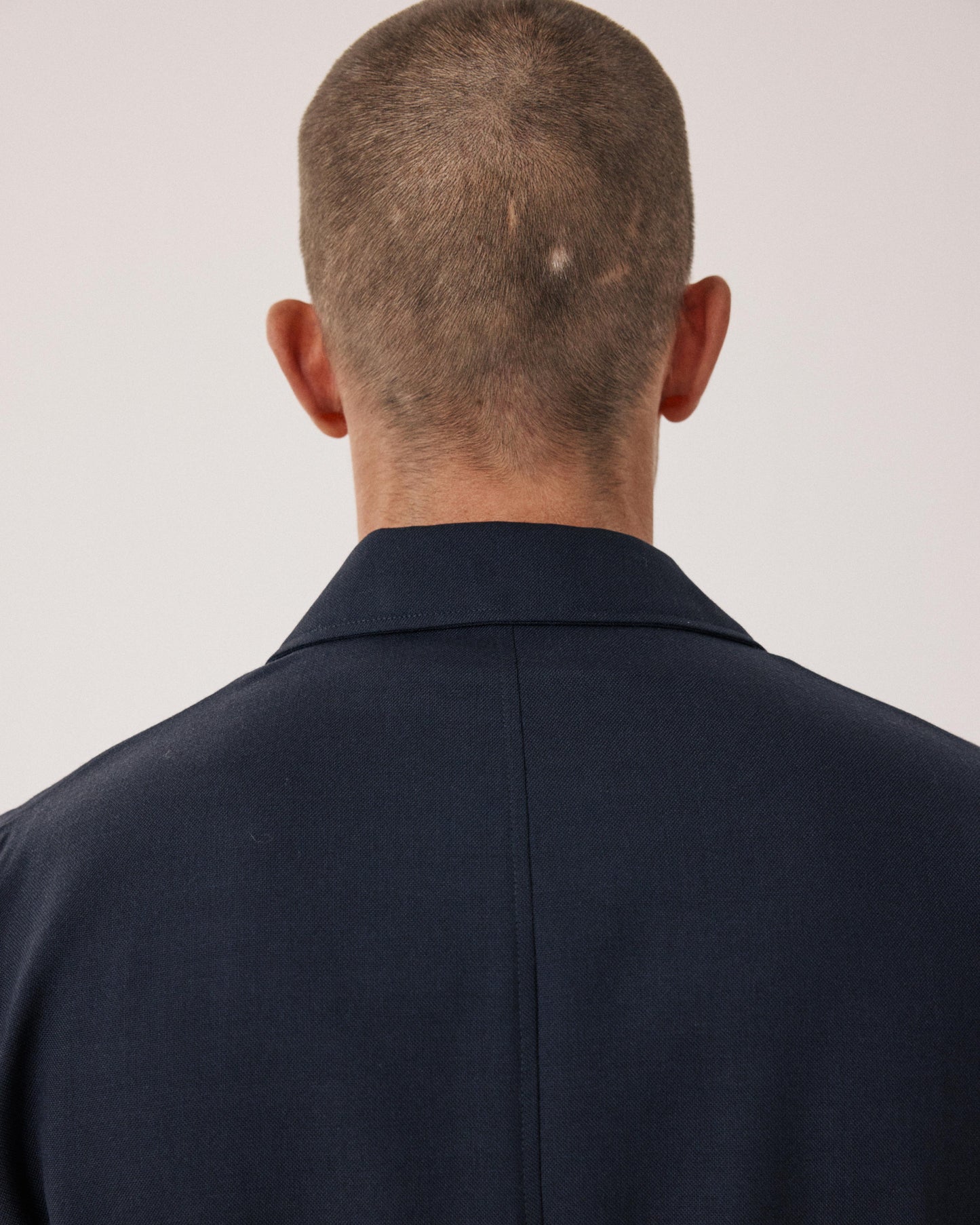 Men's Navy Blue Wool Jacket Jarod BF43121-01