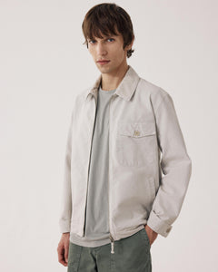 Men's Beige Cotton Canvas Jacket Danny BF45106-52