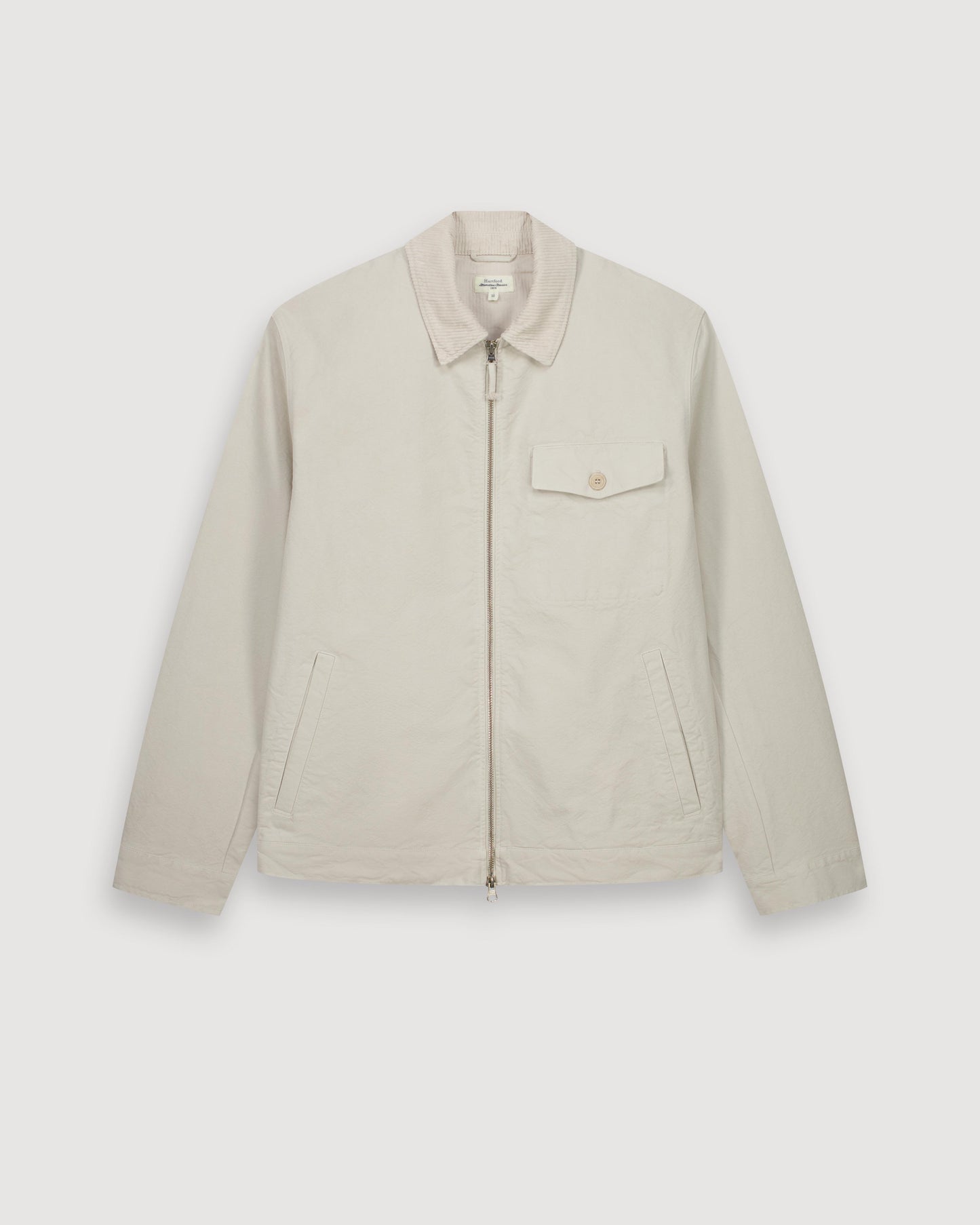 Blouson Homme en Toile de Coton Beige Danny BF45106-52