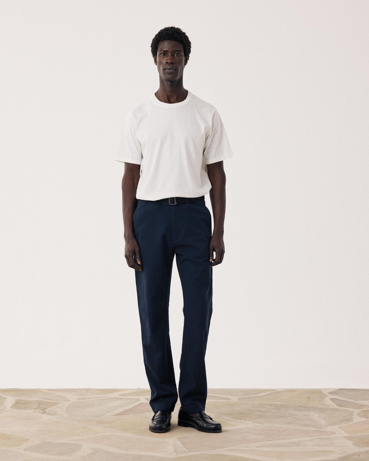 Taylor BF51113-01 Navy Blue Seersucker Men's Pants