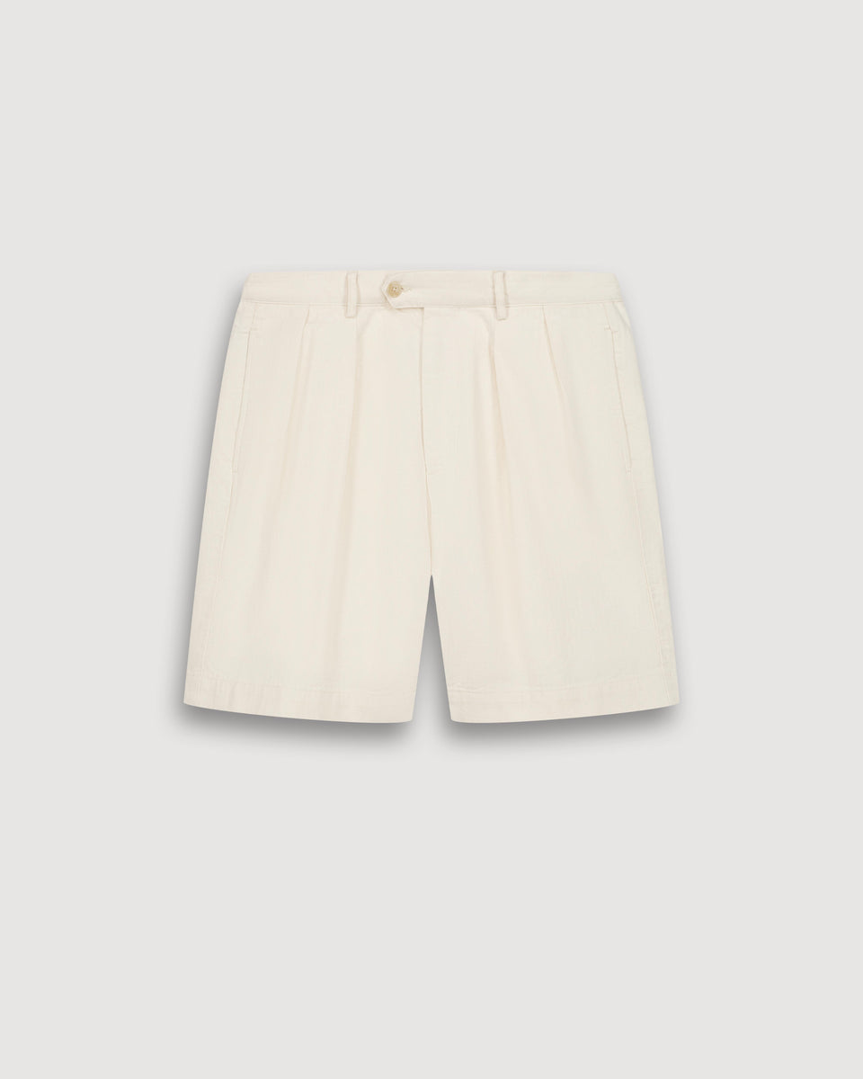 Short Homme en Coton Ecru Trunk - Image 3