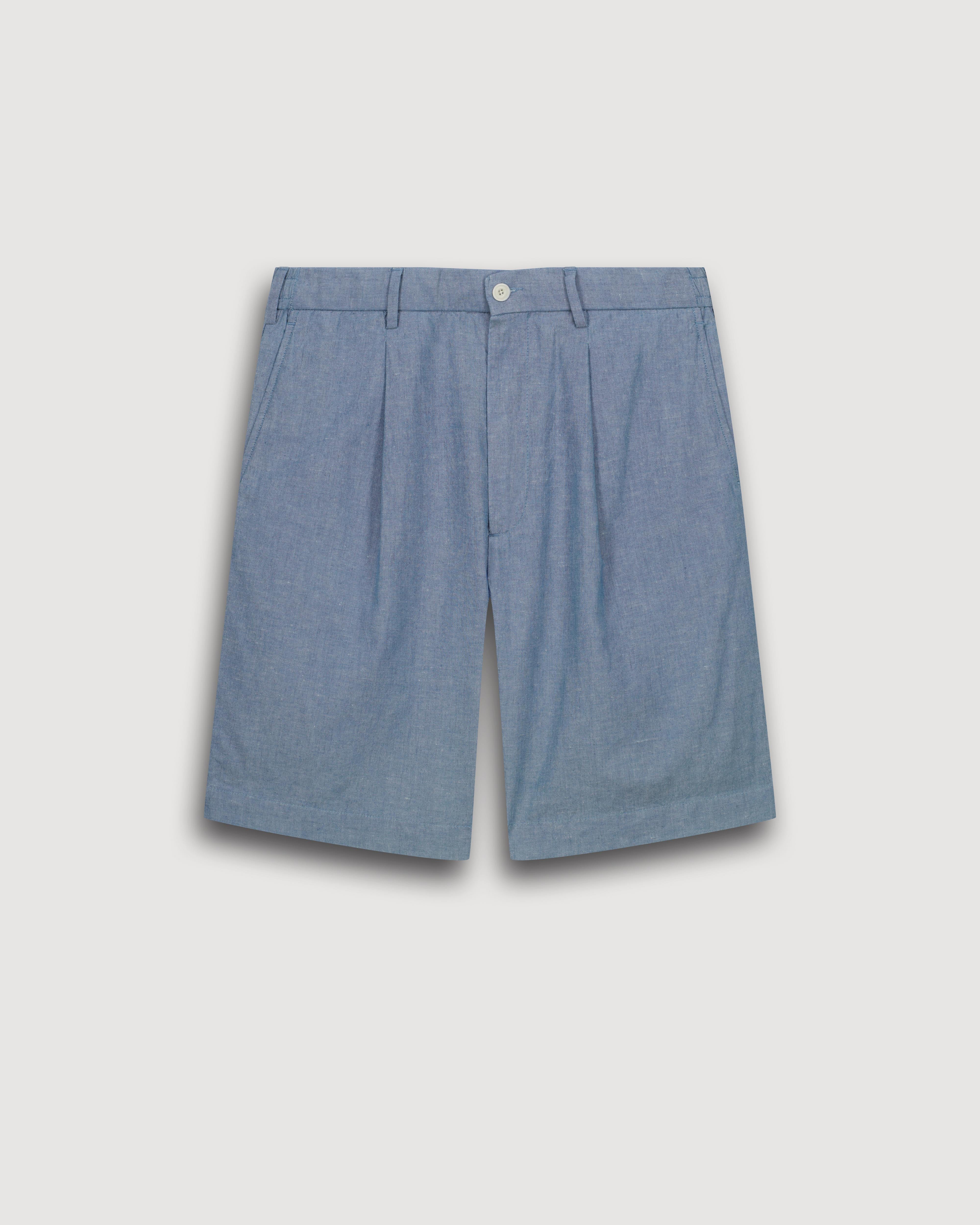 Task Men's Chambray Linen & Cotton Chambray Short BF54116-01