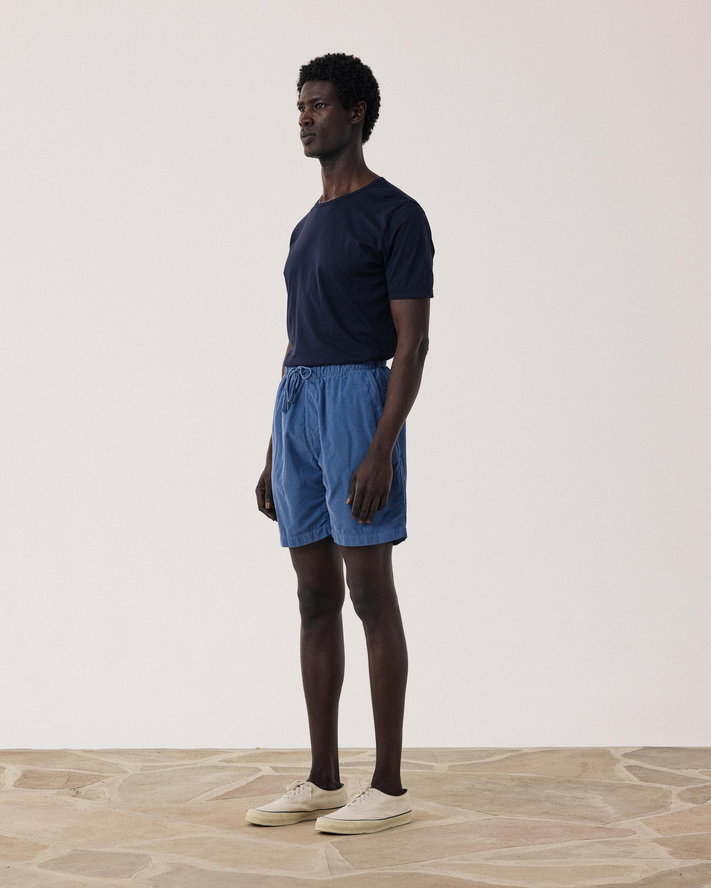 Jog Men's Denim Blue Corduroy Short