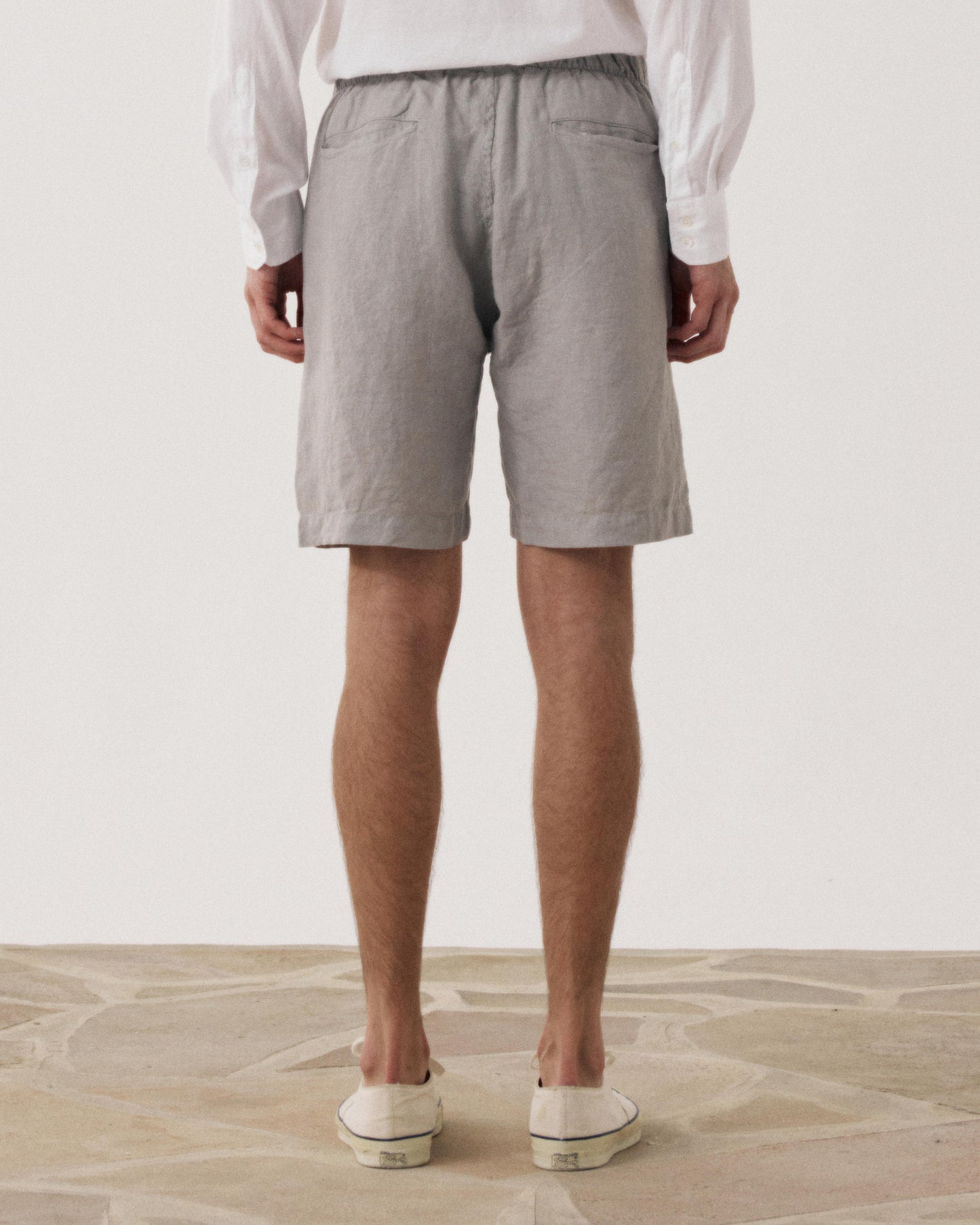 Joggy Men's Sage Green Linen Short