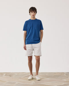 Men's Lightweight Beige Cotton Joggy Short BF58103-52