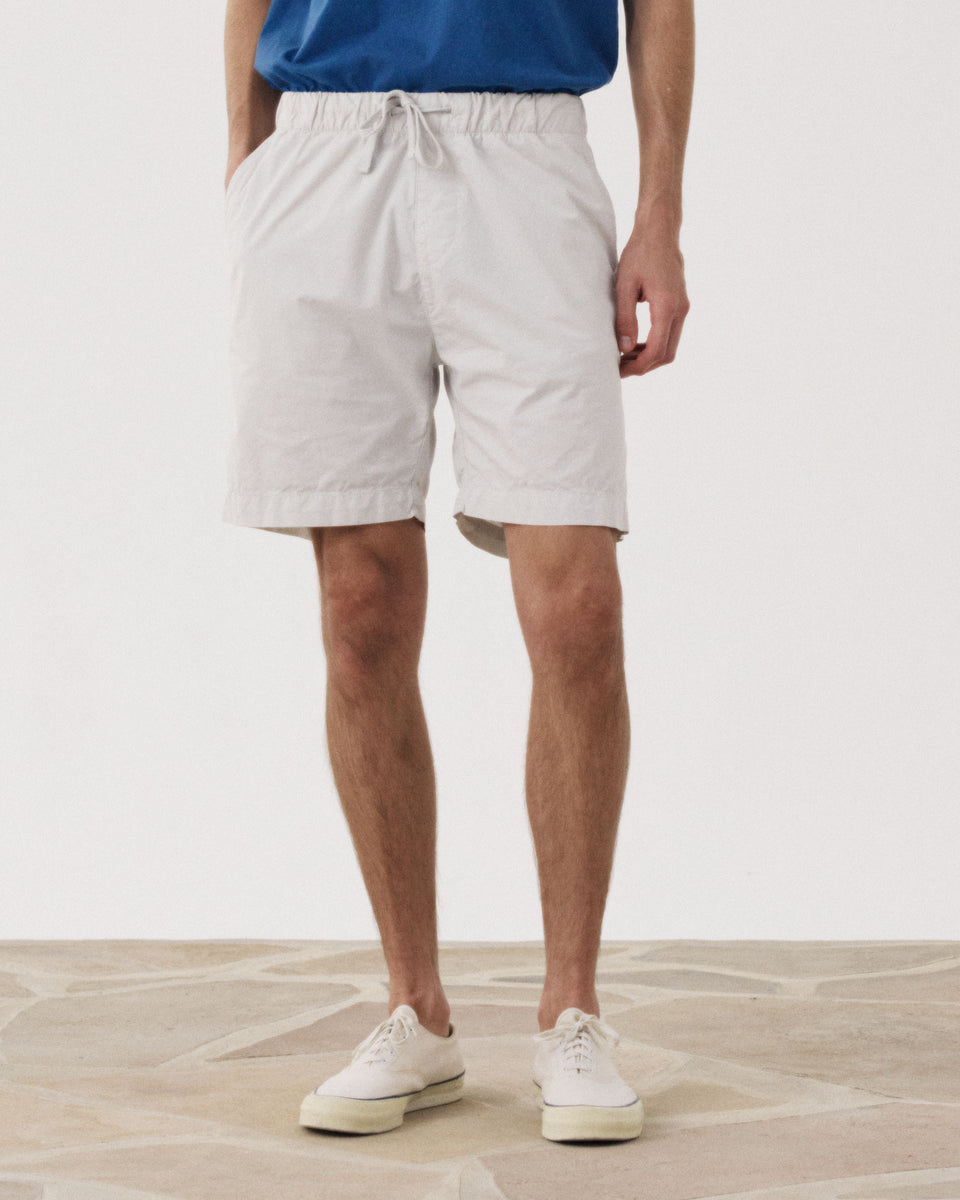 Short Joggy de algodón beige claro hombre - Image alternative