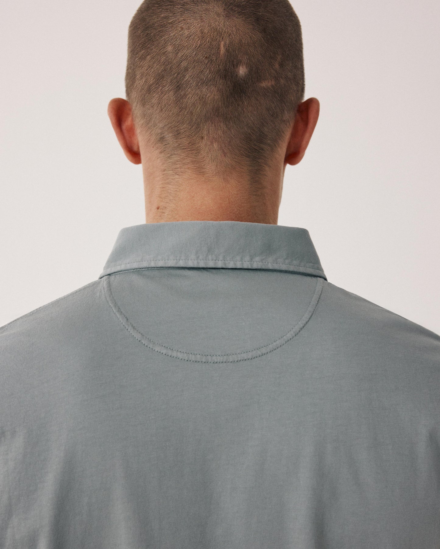 Polo para hombre de Jersey de algodón verde militar BF60300-04