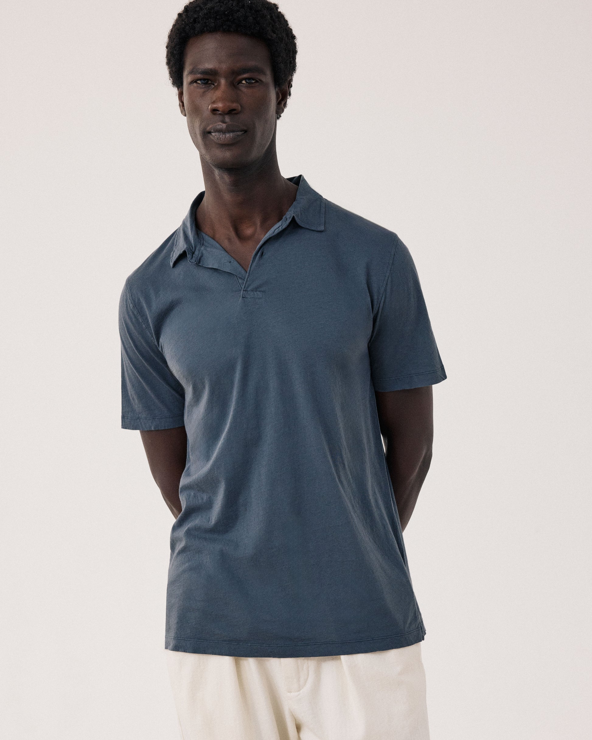 Polo Homme en Jersey de Coton Léger Carbone Light Polo BF66301-02