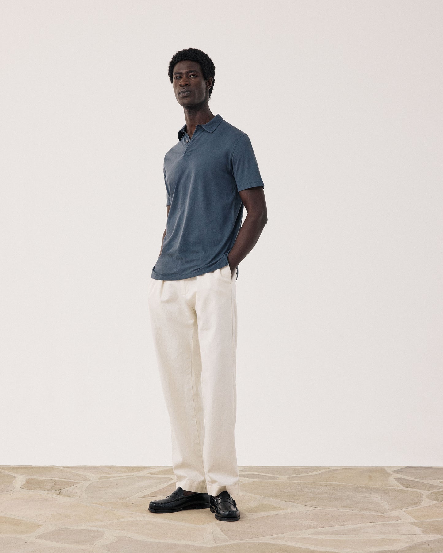 Polo Homme en Jersey de Coton Léger Carbone Light Polo BF66301-02