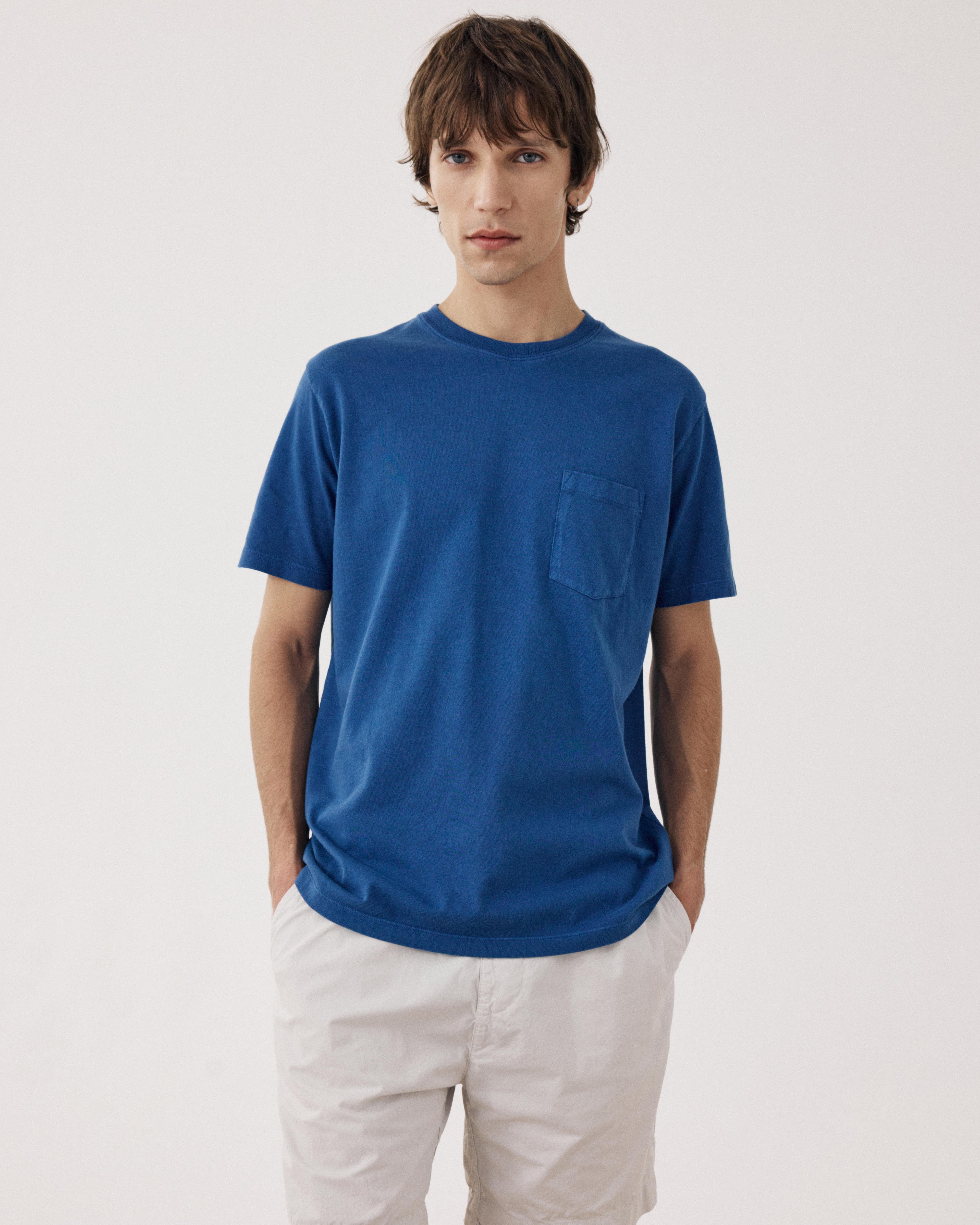 Men's Denim Blue Jersey T-shirt BF70304-05 - Men's T-shirt - Hartford
