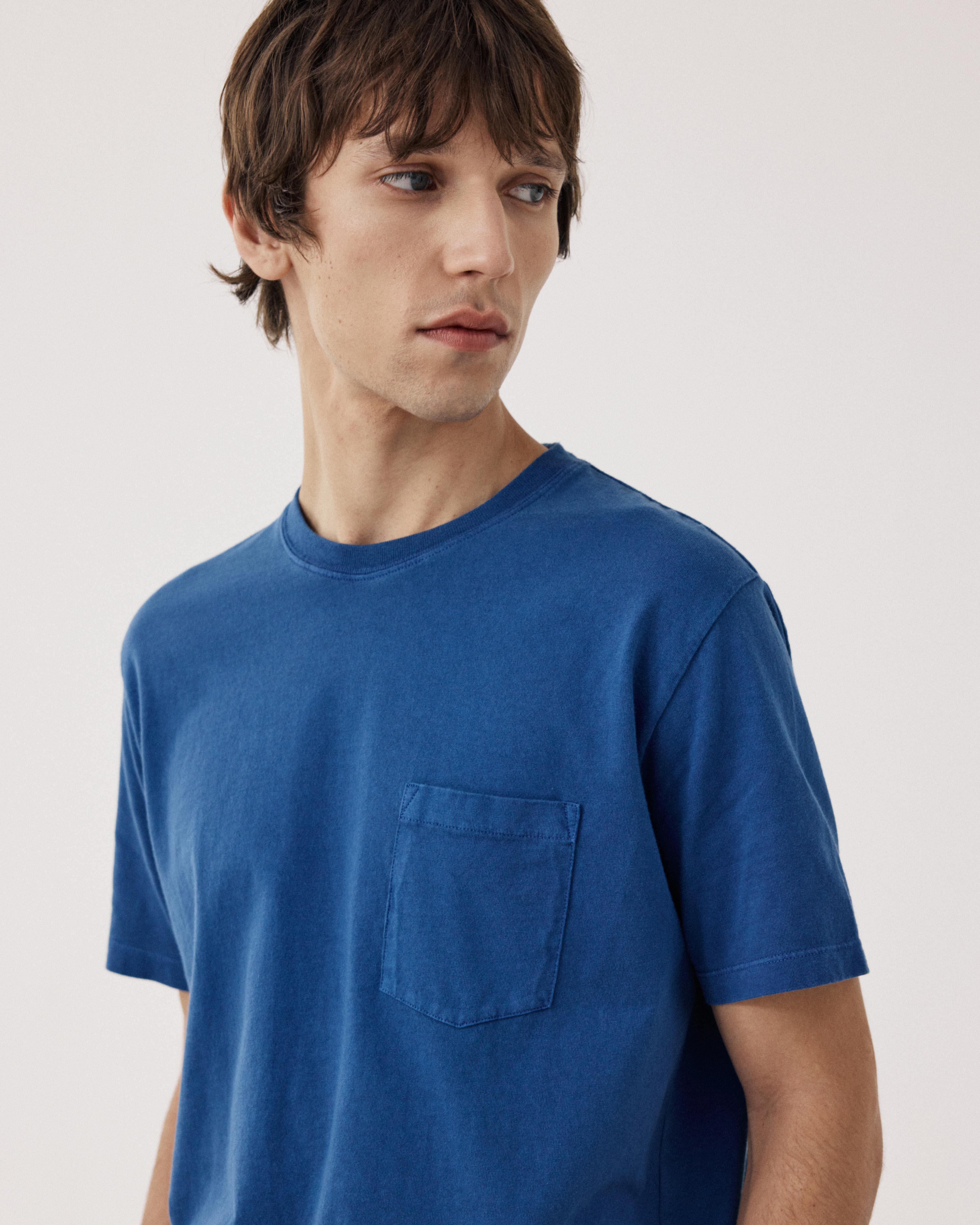 Men's Denim Blue Jersey T-shirt BF70304-05 - Men's T-shirt - Hartford