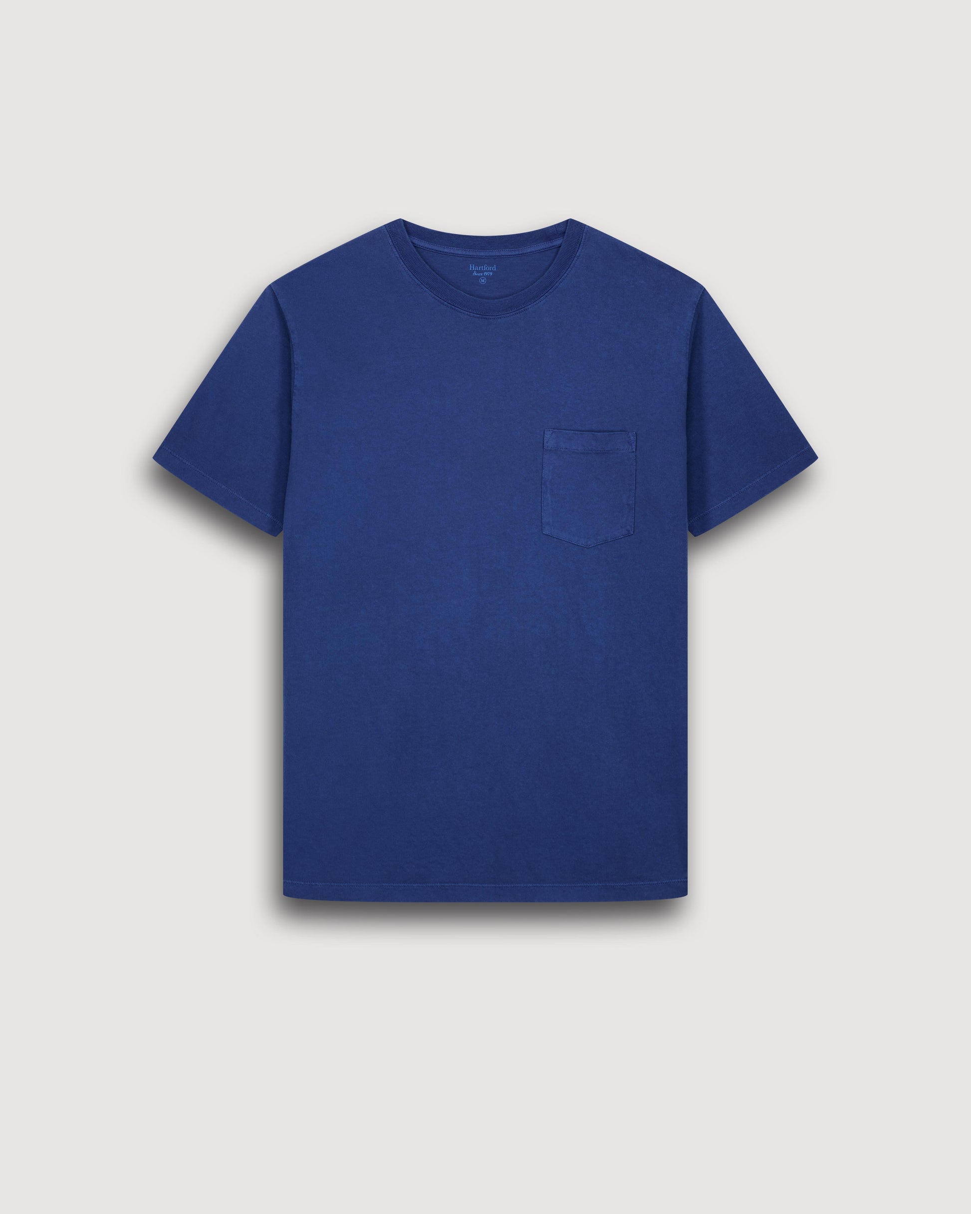 T-shirt Homme en Jersey Bleu Denim BF70304-05