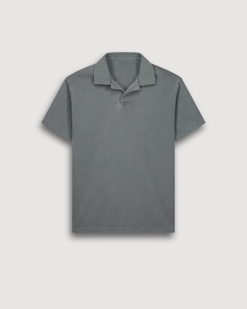 Polo Homme en Jersey Vert Cactus - Image 3