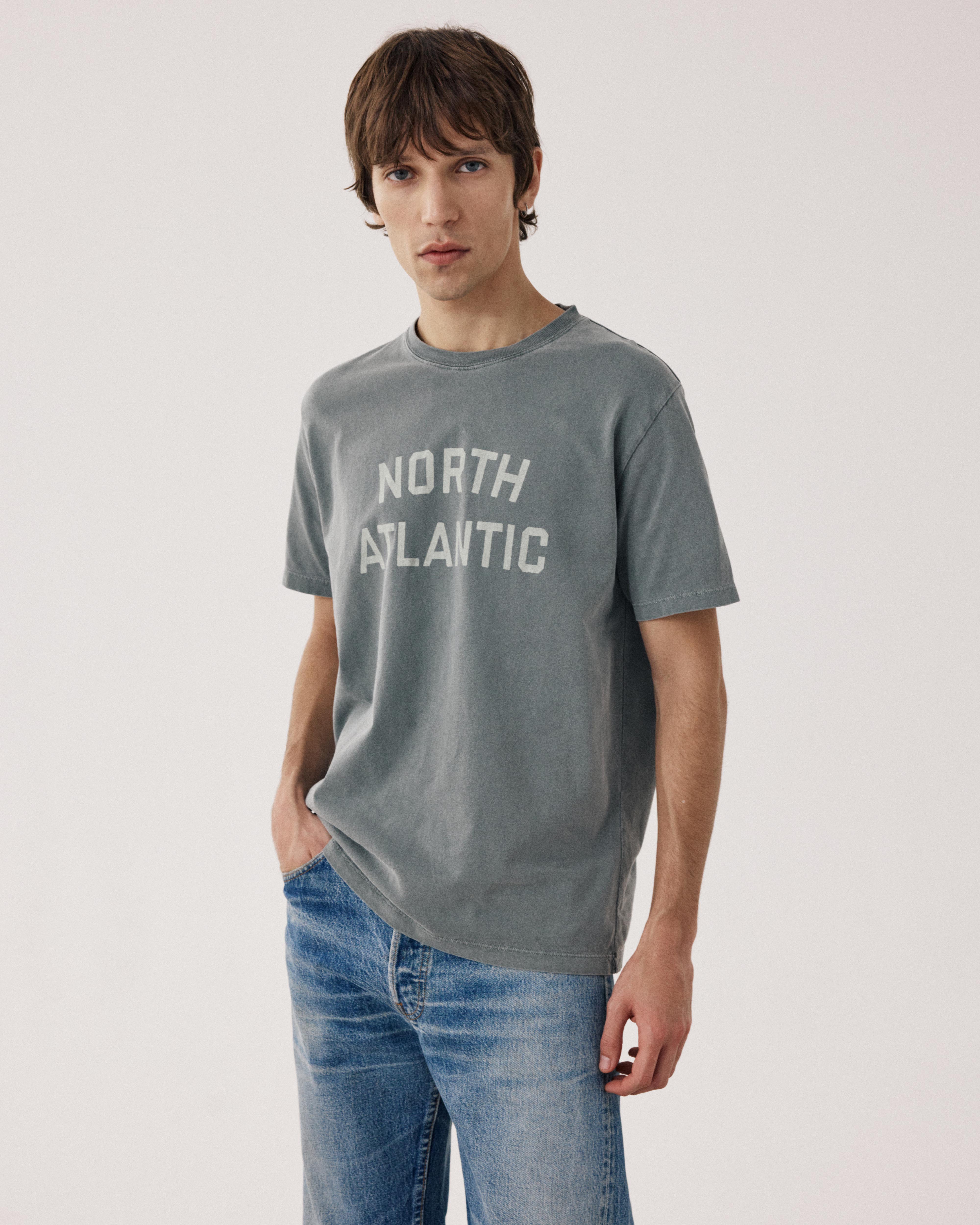 North Atlantic Men's Cactus Green Jersey T-shirt BF72304-04