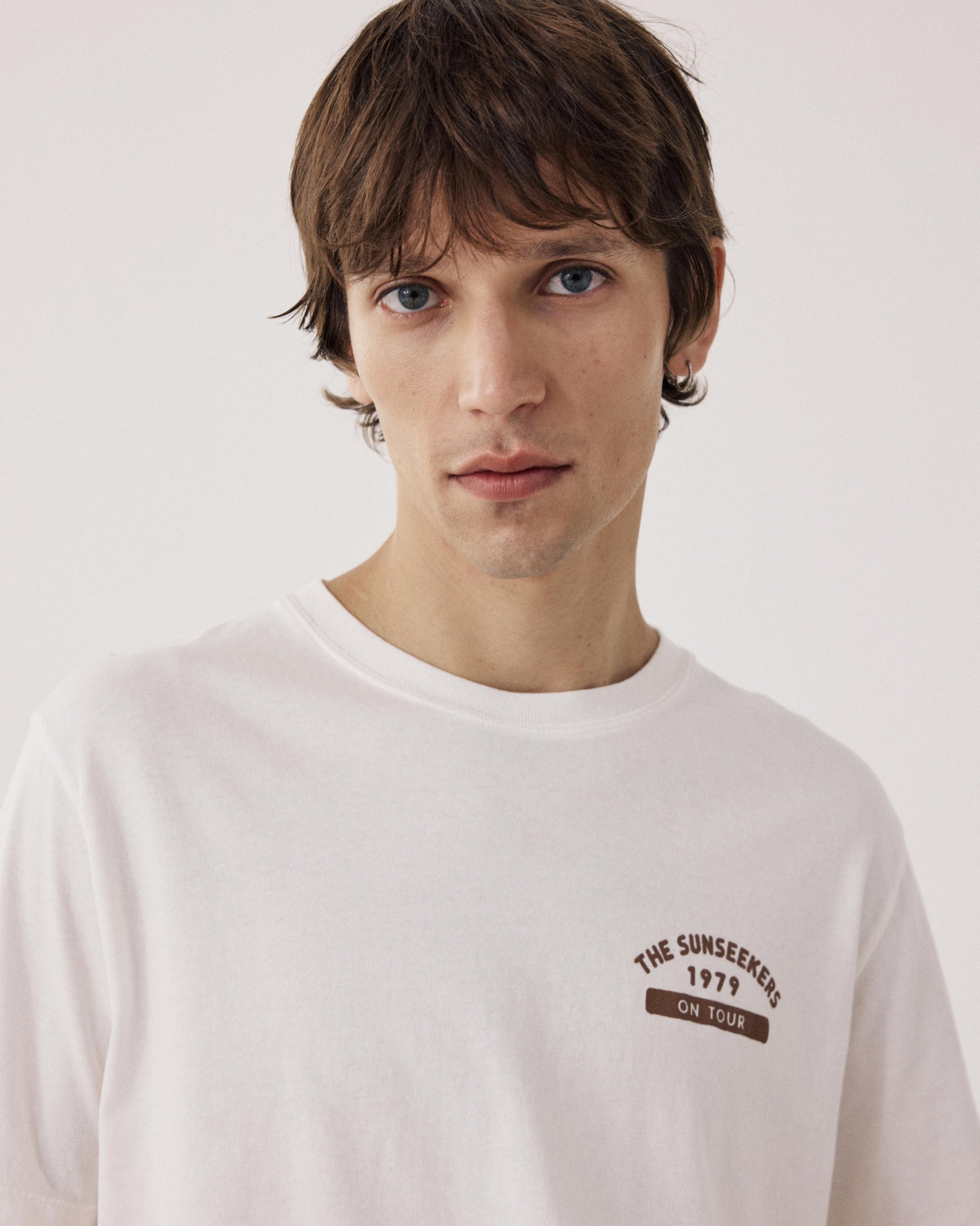 Men's Off-white Jersey T-shirt Sunseekers BF73304-01