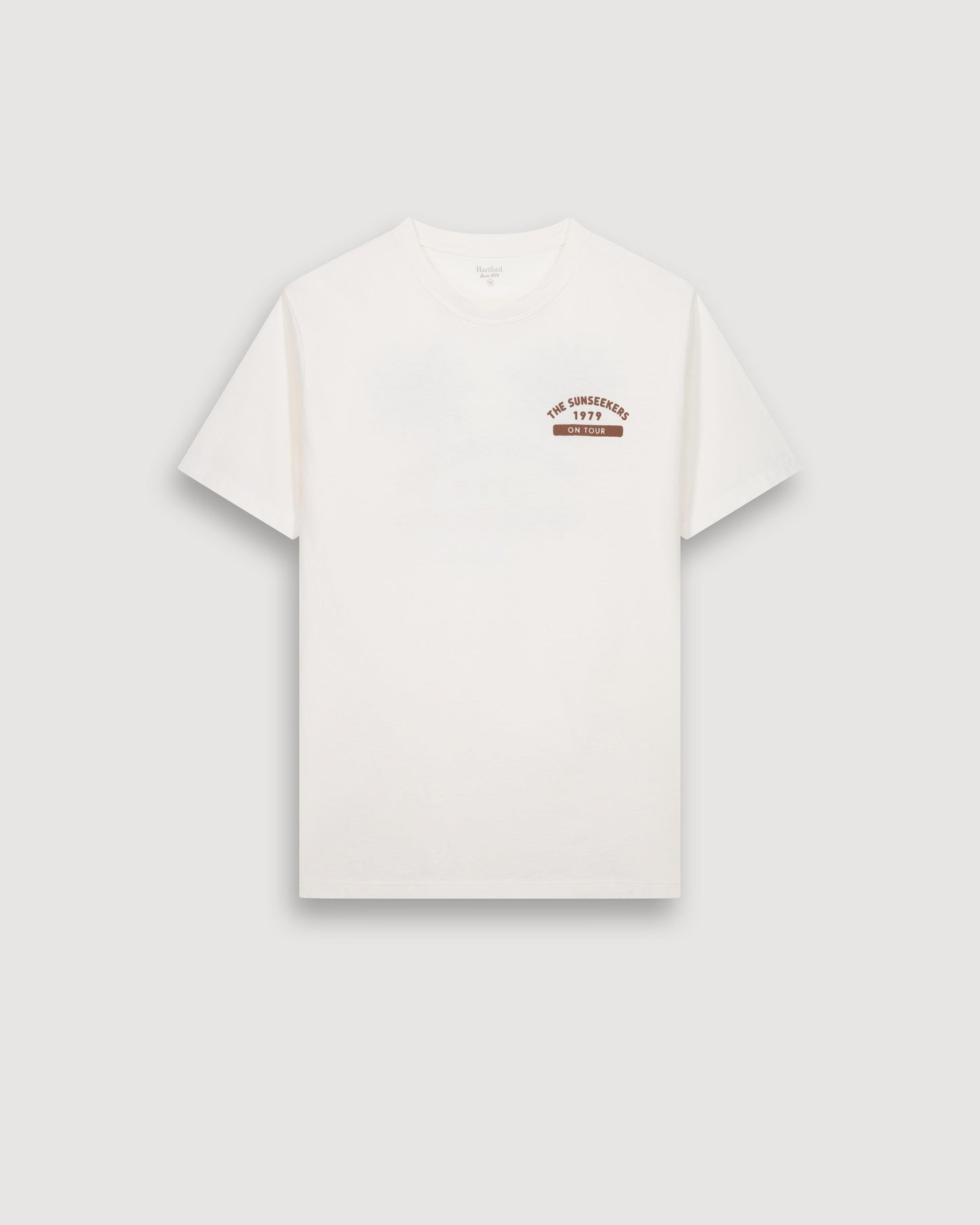 T-shirt Homme en Jersey Ecru Sunseekers BF73304-01