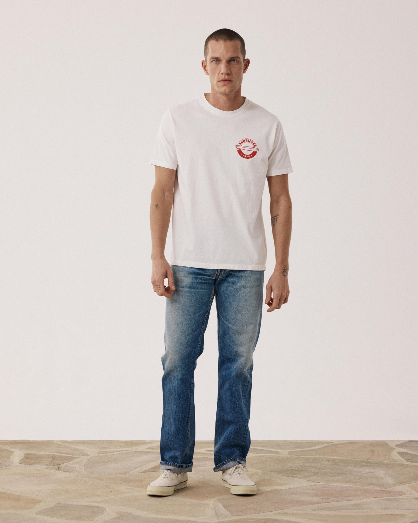 Camiseta de Jersey crudo para hombre Longboard BF74304-01