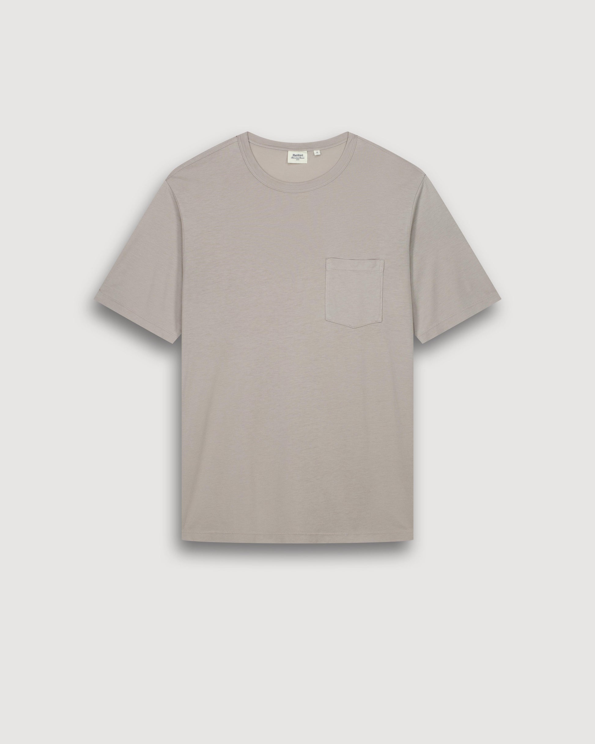 T-shirt Homme en Jersey de Lyocell & Coton Vert Sauge