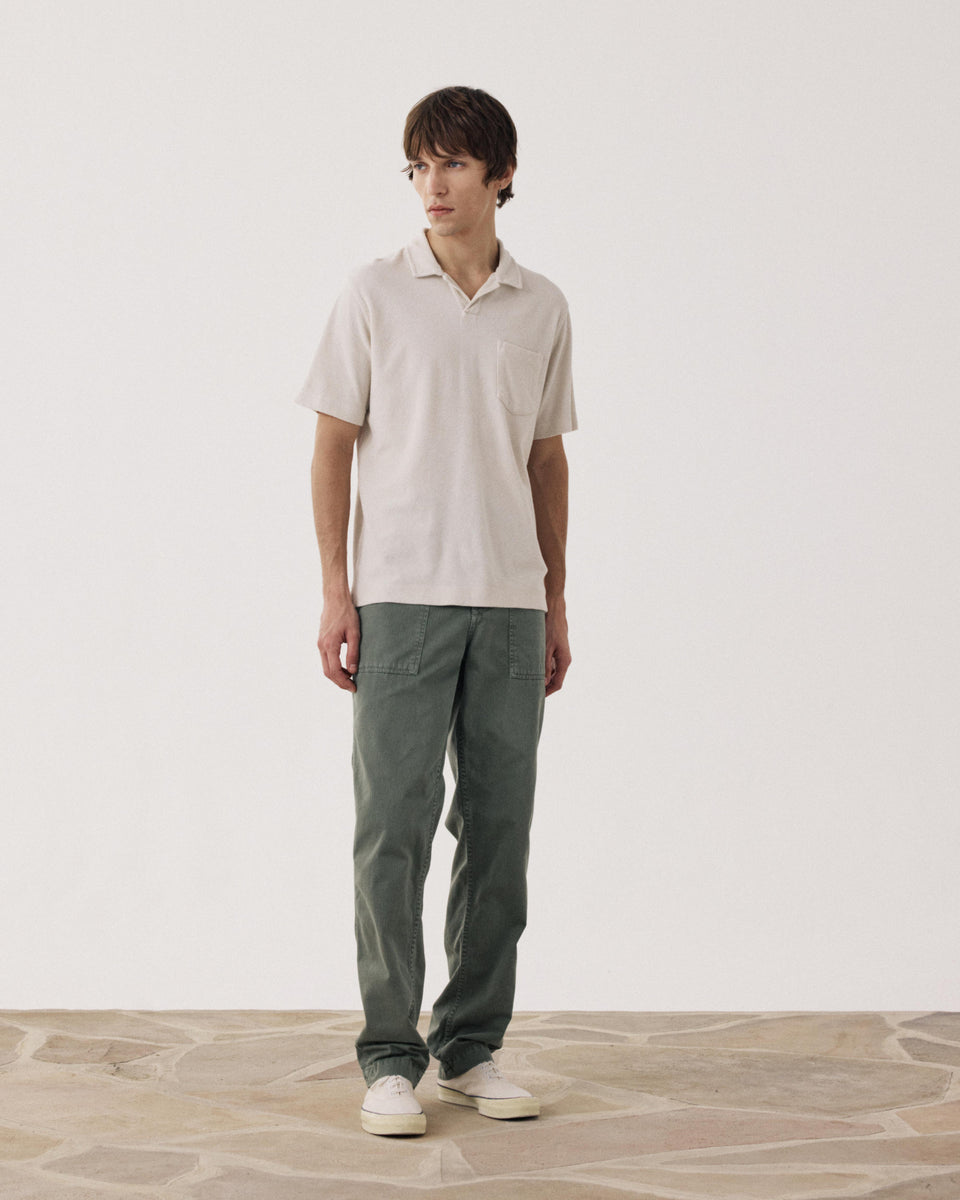 Polo Hombre en De Toalla Beige  - Image alternative