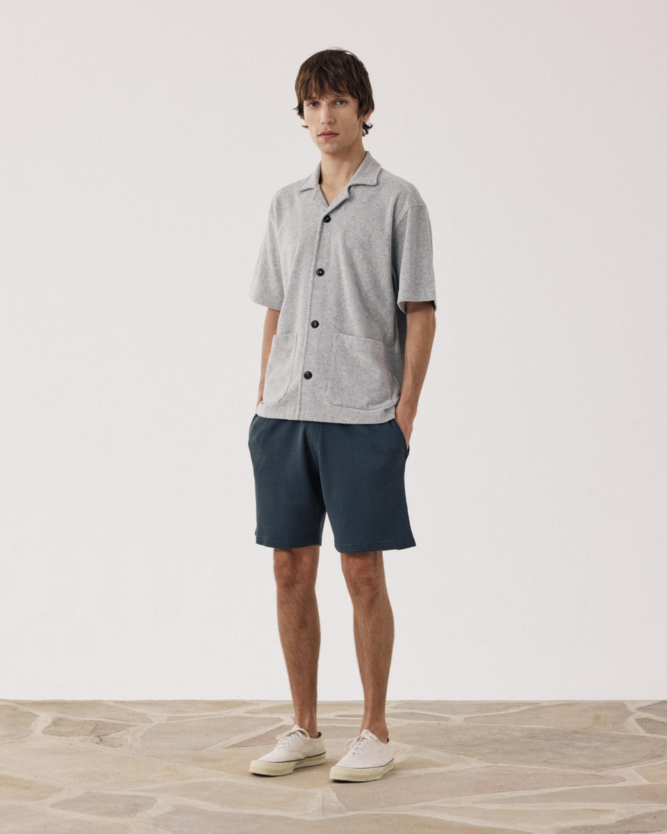 Waffle Men's Carbon Waffle Cotton Jersey  - Image principale