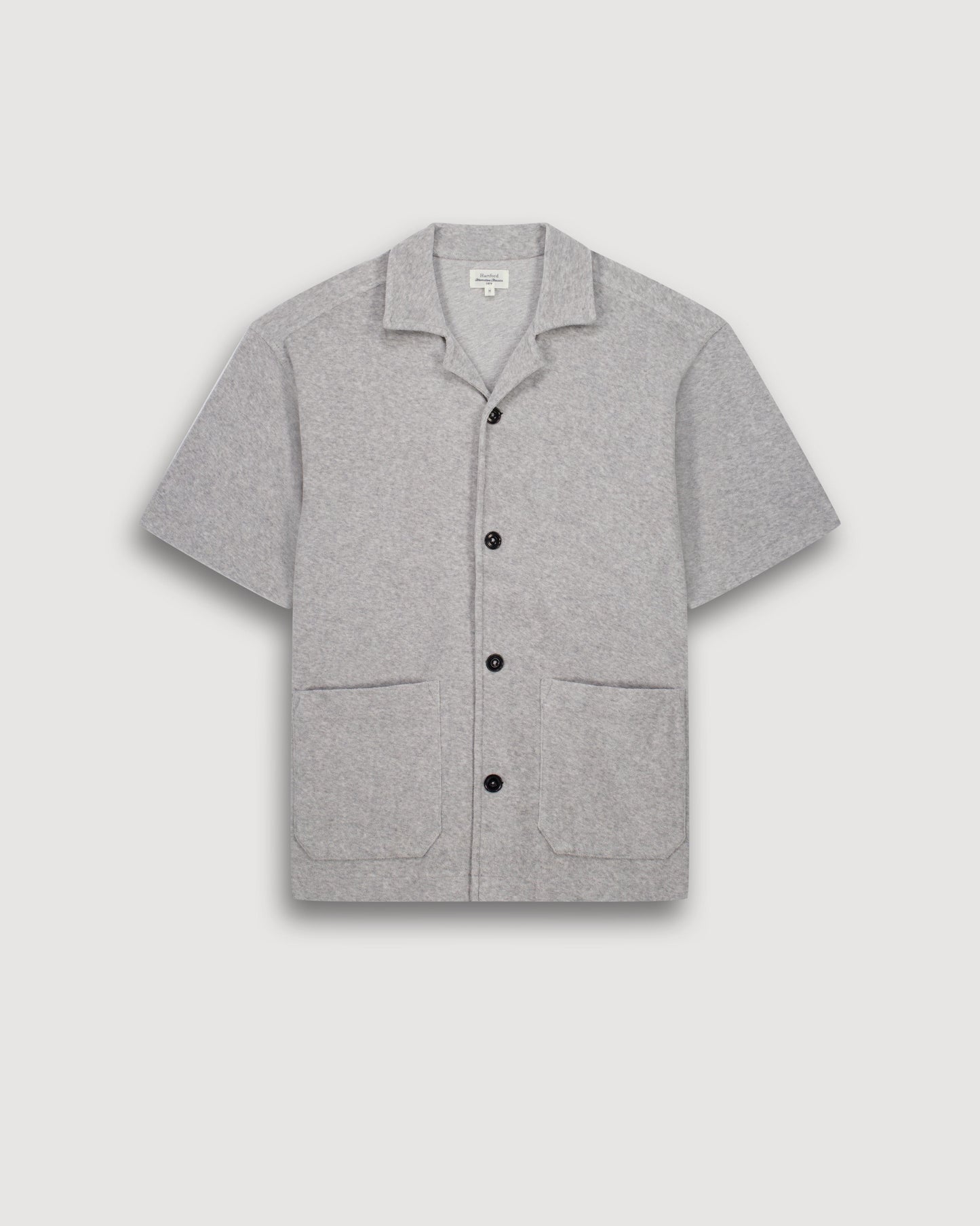 Chemise Homme en Eponge Gris Chiné Bouclette BF99311-01