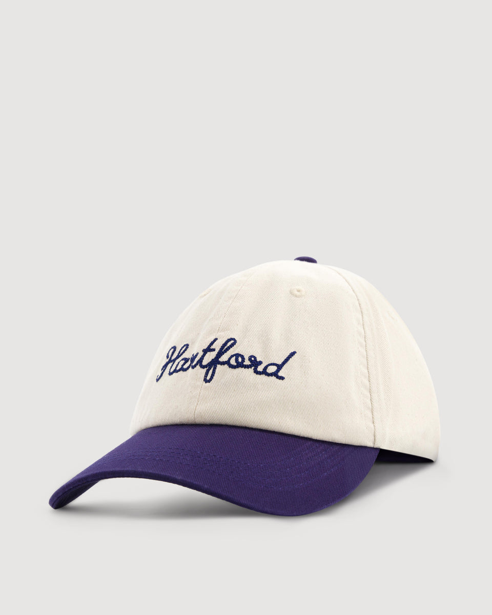 Casquette Homme en Coton Ecru & Bleu Marine Cap H - Image 3