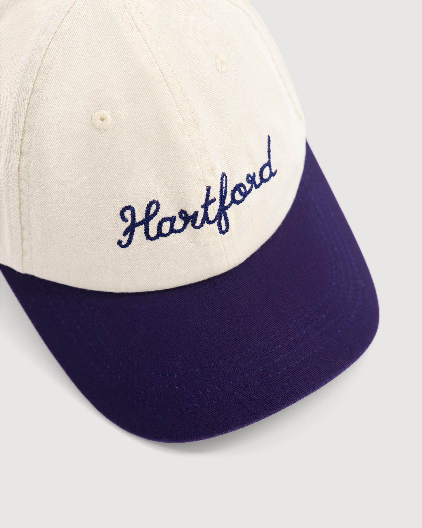 Casquette Homme en Coton Ecru & Bleu Marine Cap H BFA2400-09