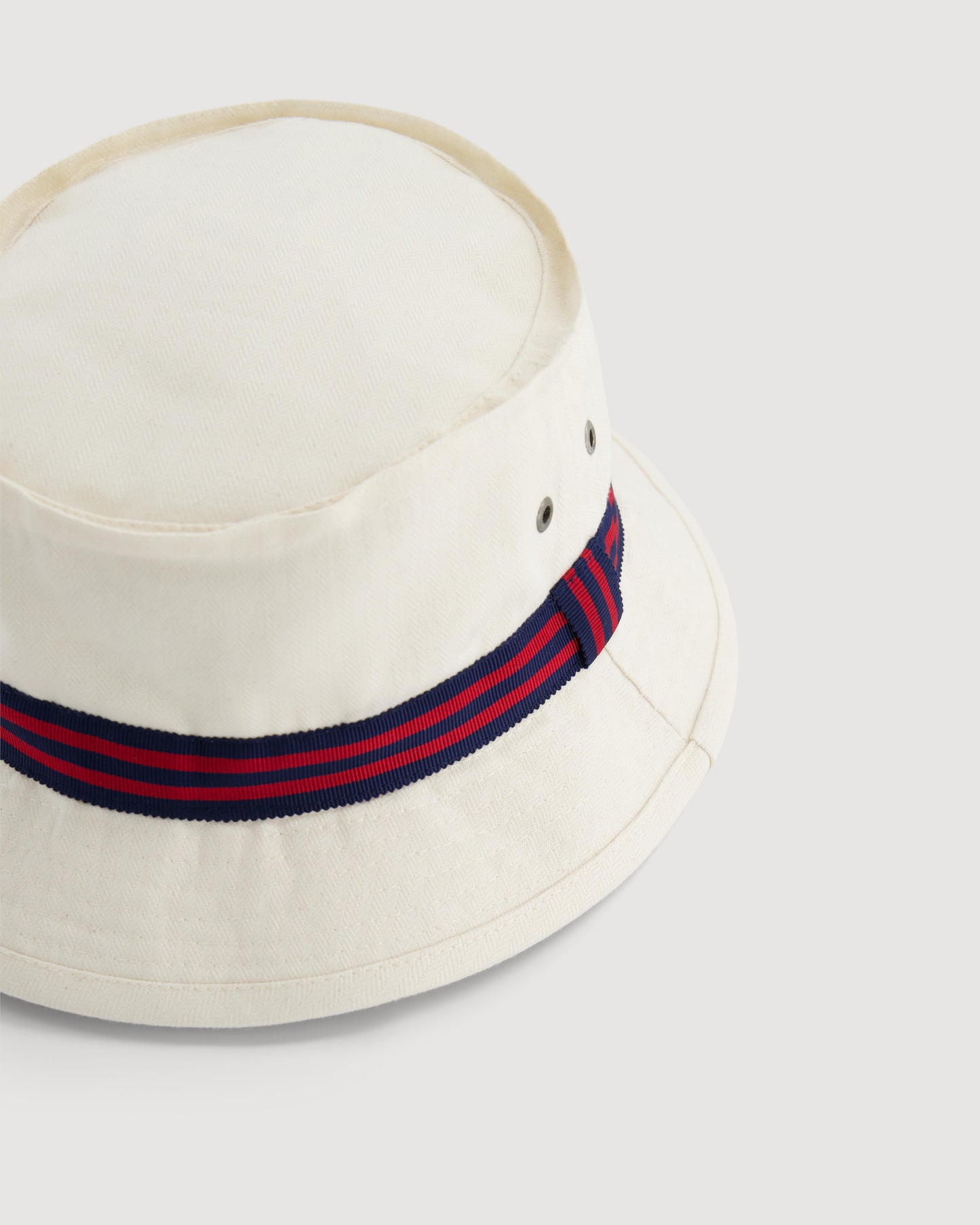 Bob Homme en Coton à Chevrons Ecru BFA4403-01