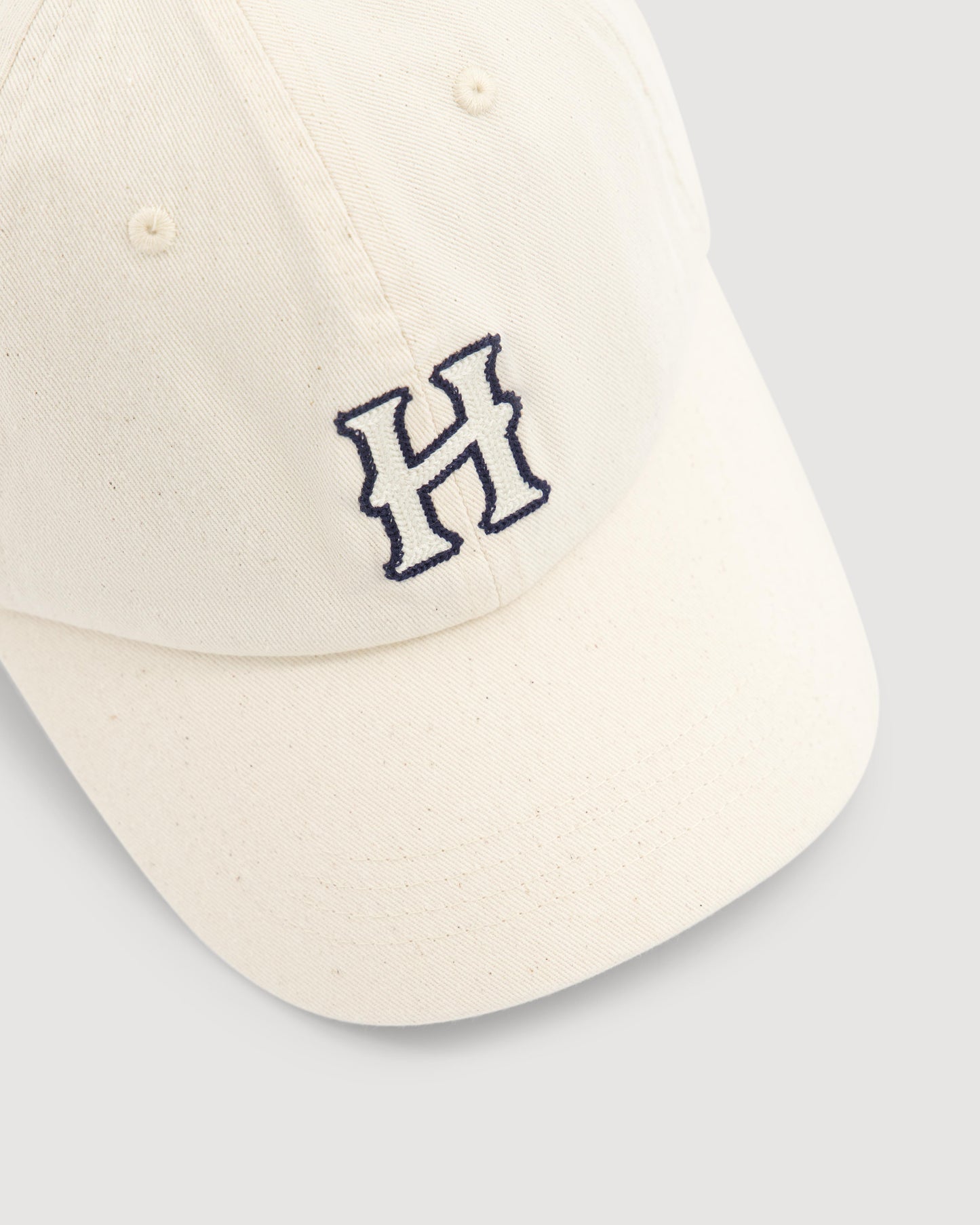 Casquette Femme en Chino Ivoire Cap H