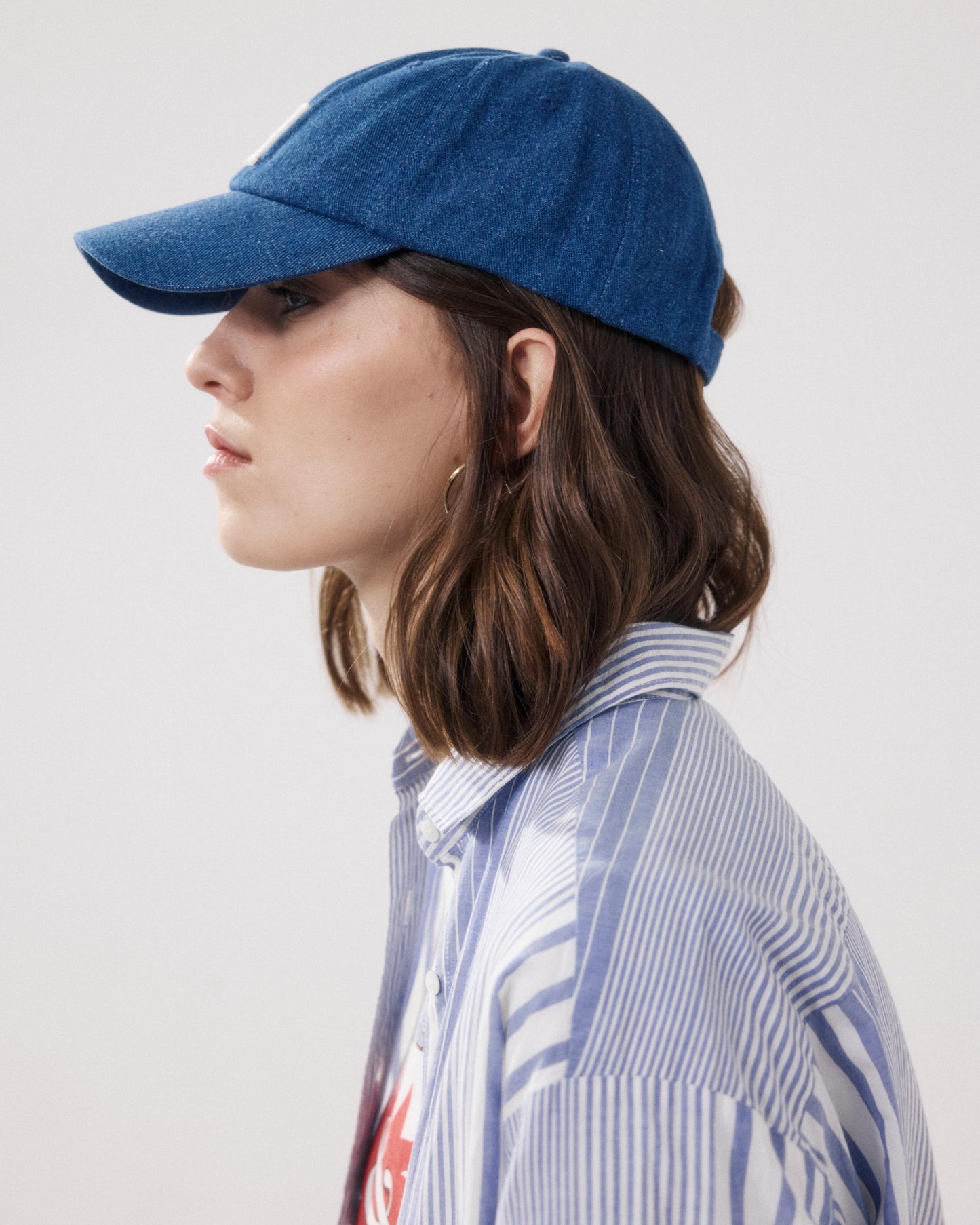 Women's Blue Denim Cap BFAC702-01